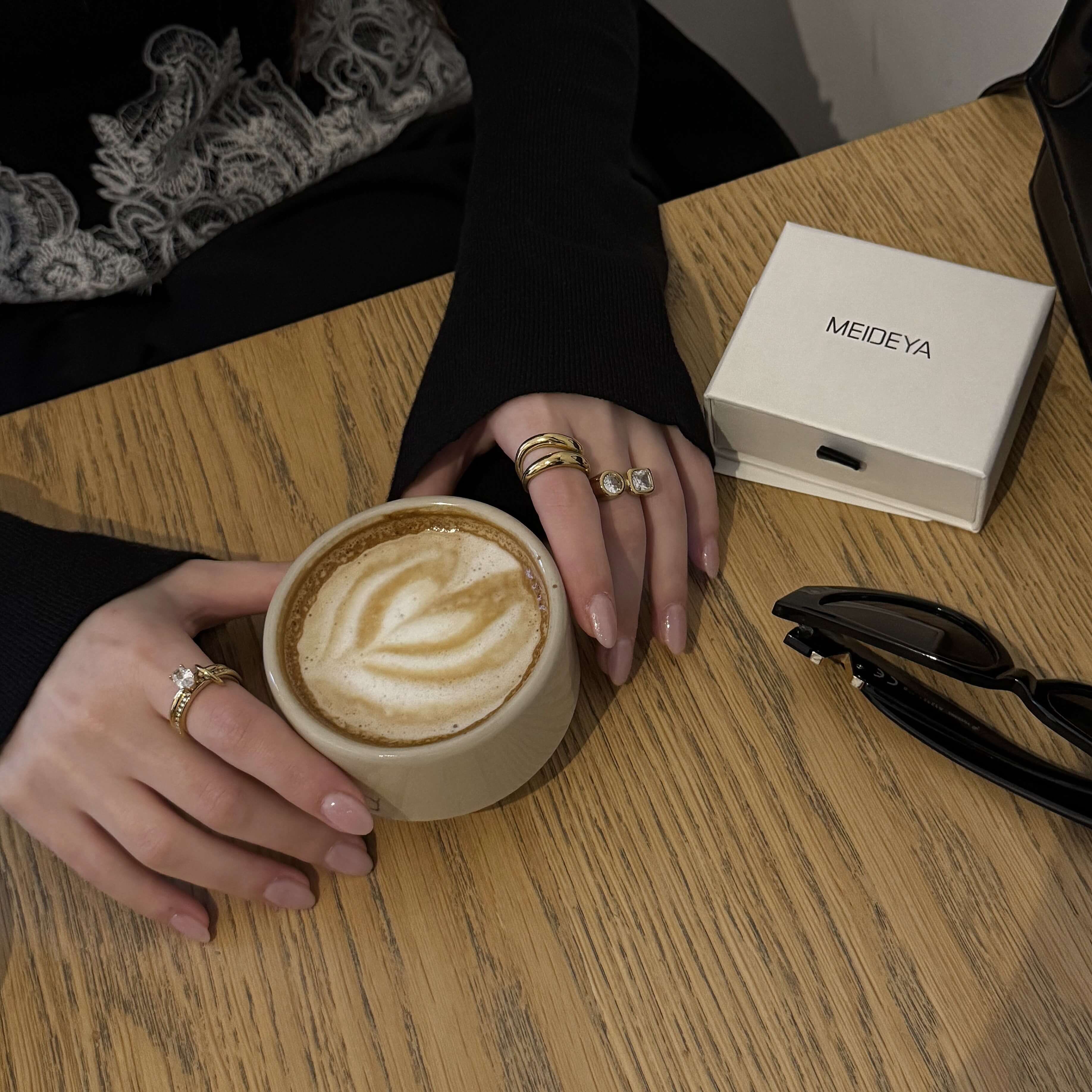 Thick Double Wave Ring