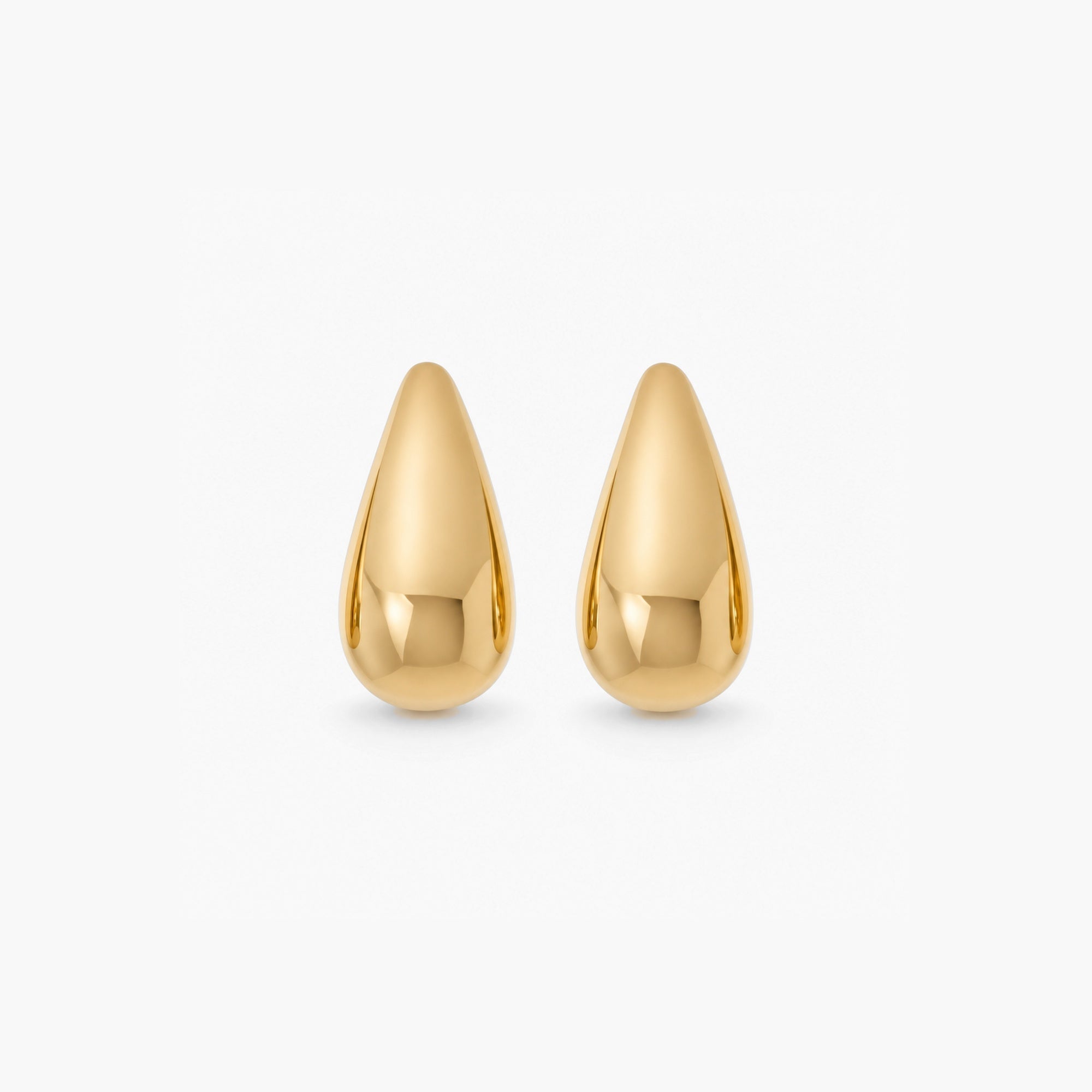 Chunky Teardrop Earrings - Medium