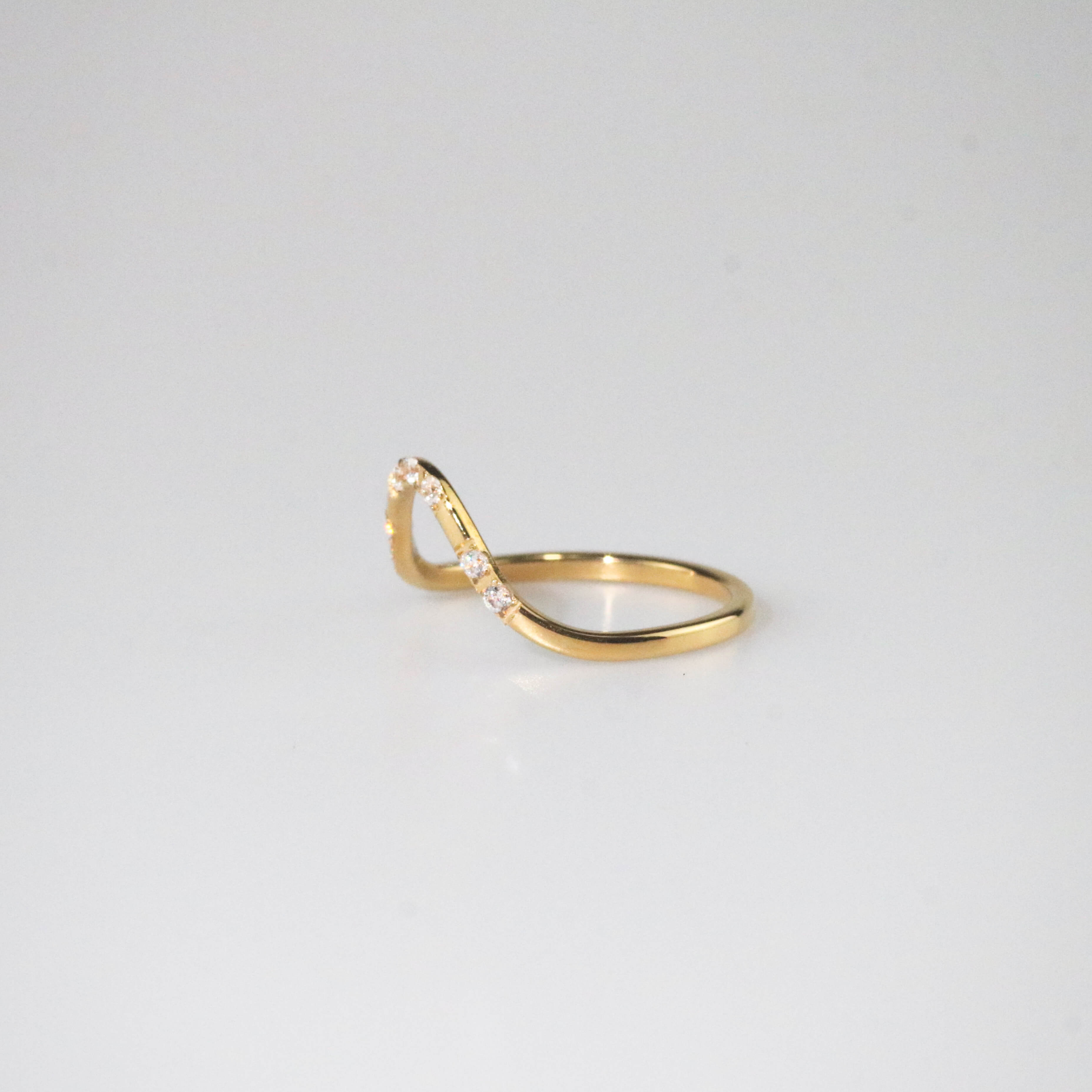 meideya jewelry crystal curve band ring