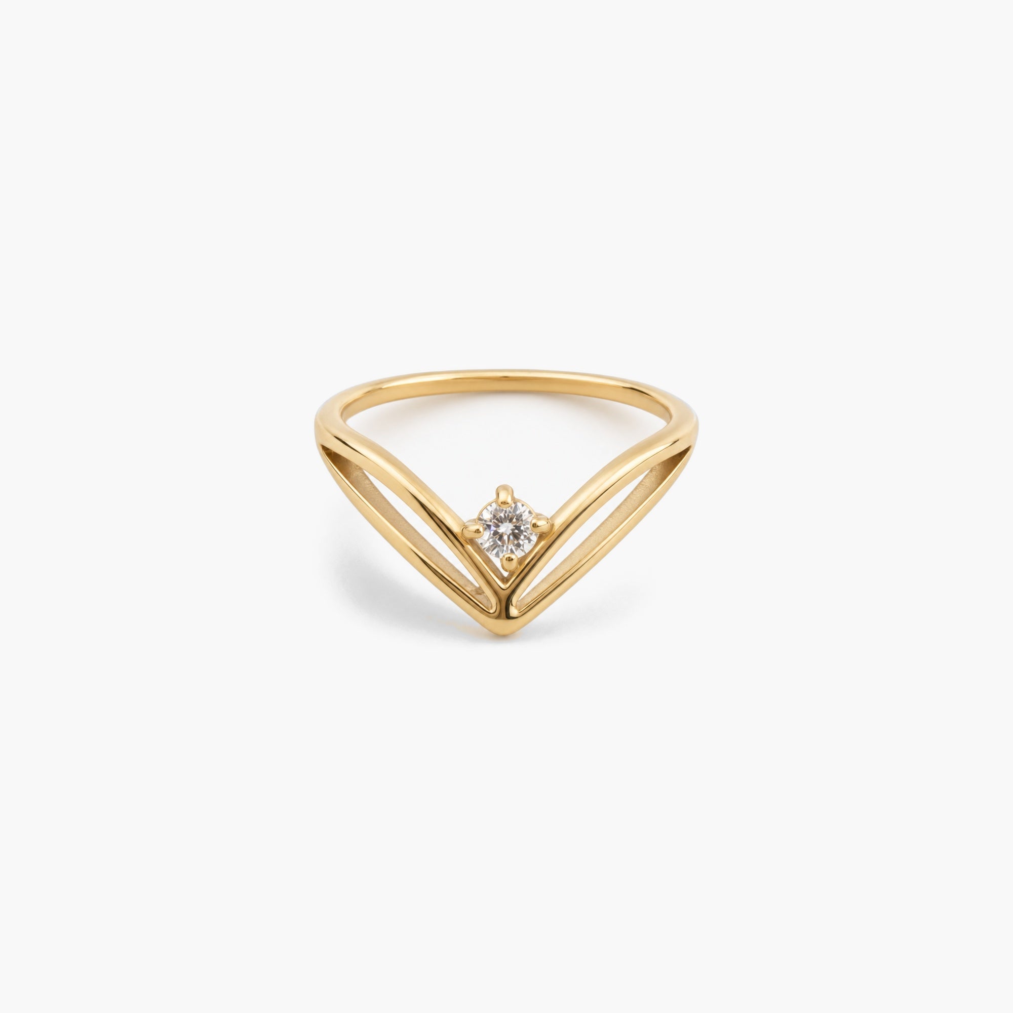 Double Wishbone Ring
