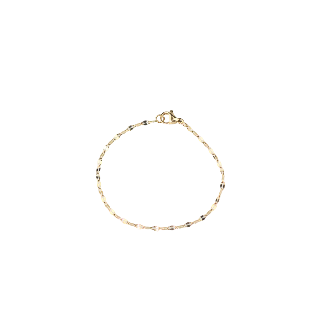 mirror chain bracelet