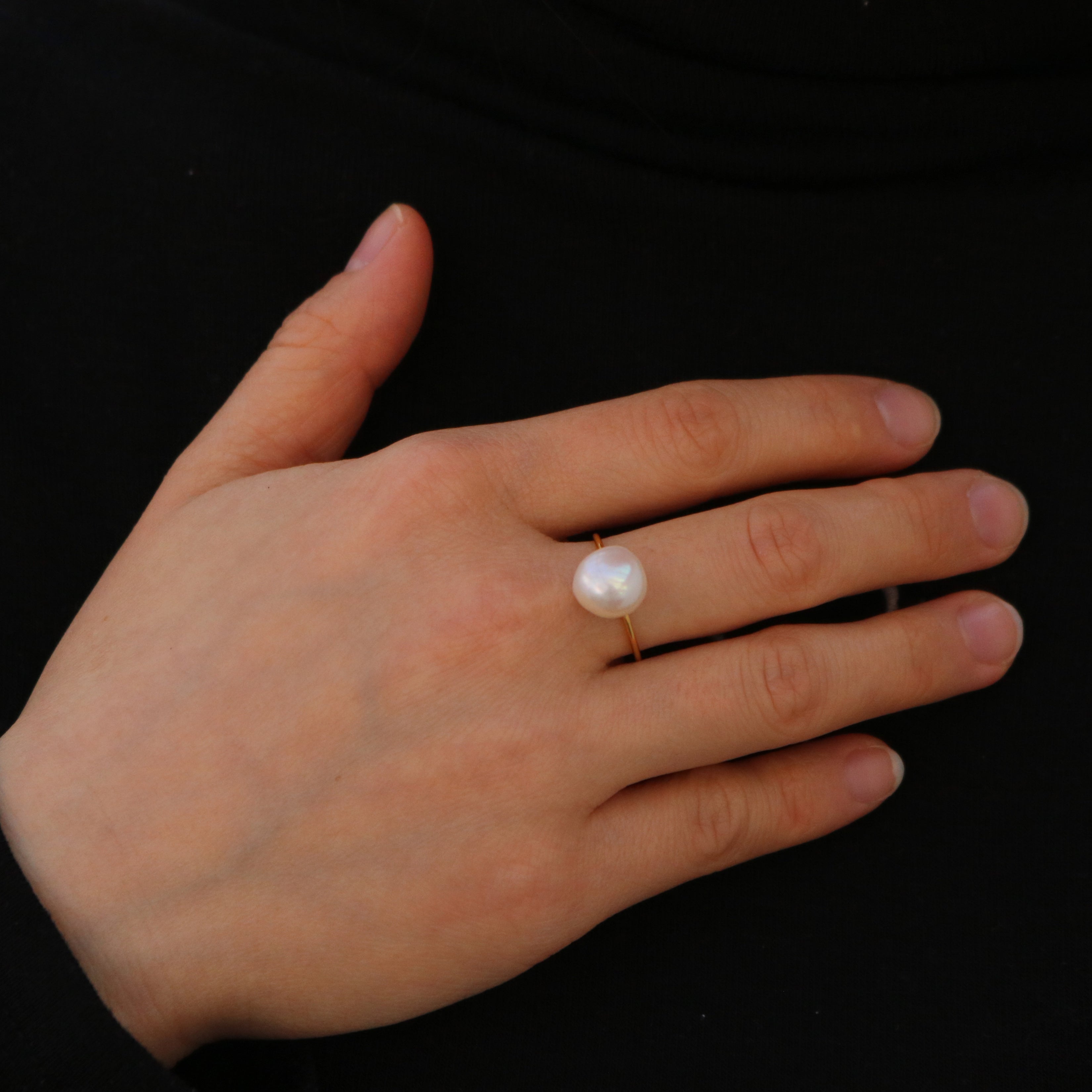 Meideya Jewely Freshwater pearl ring