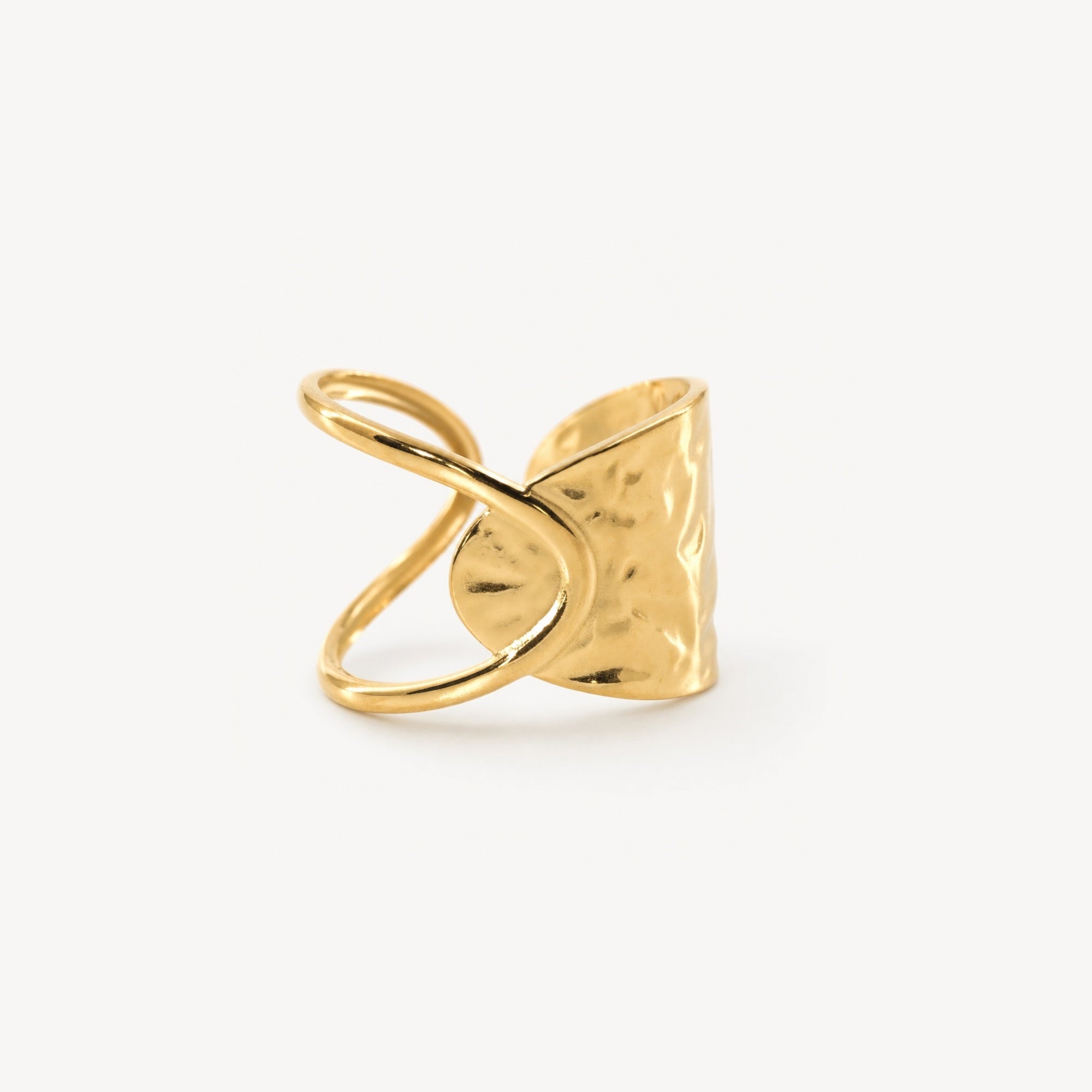 Gloria Hammered Ring
