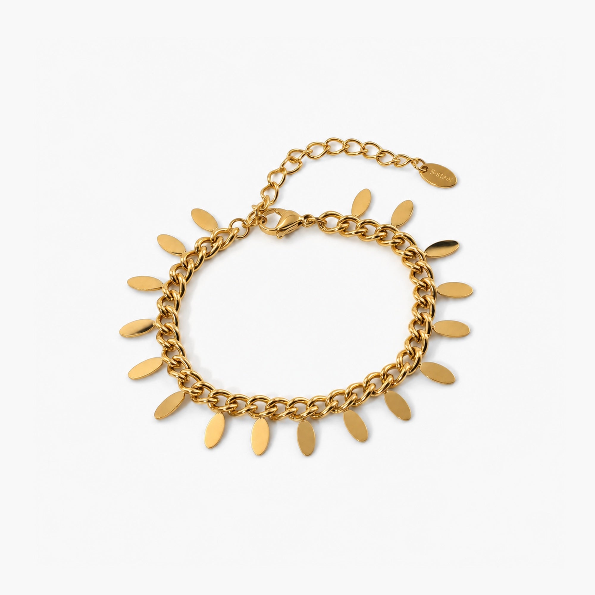 Gold Tassel Chain Bracelet