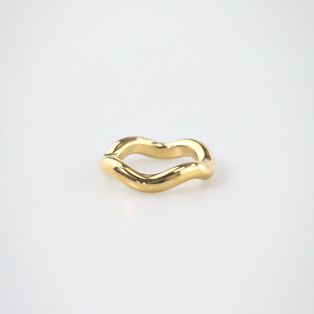 gold band ring womens