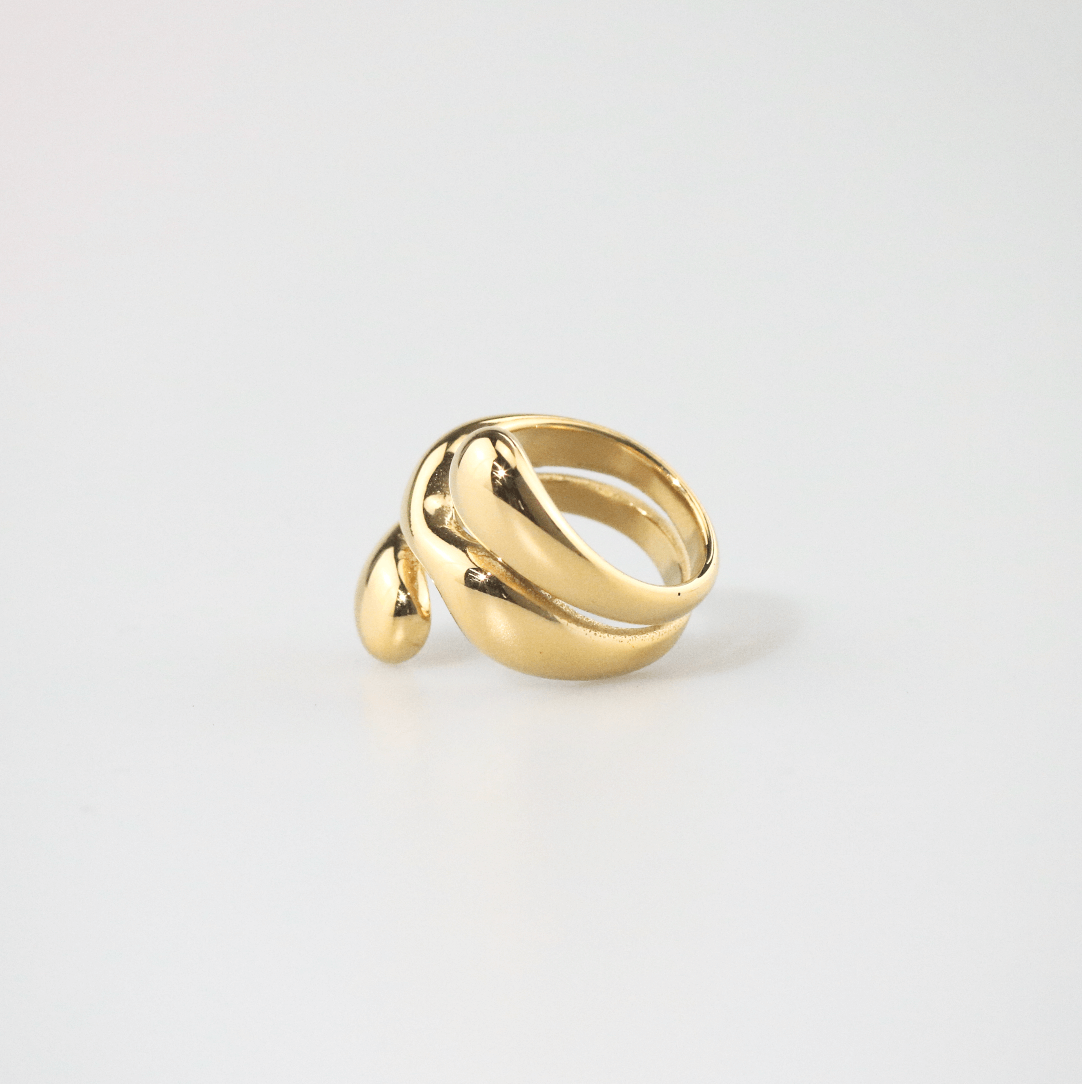 gold coil ring