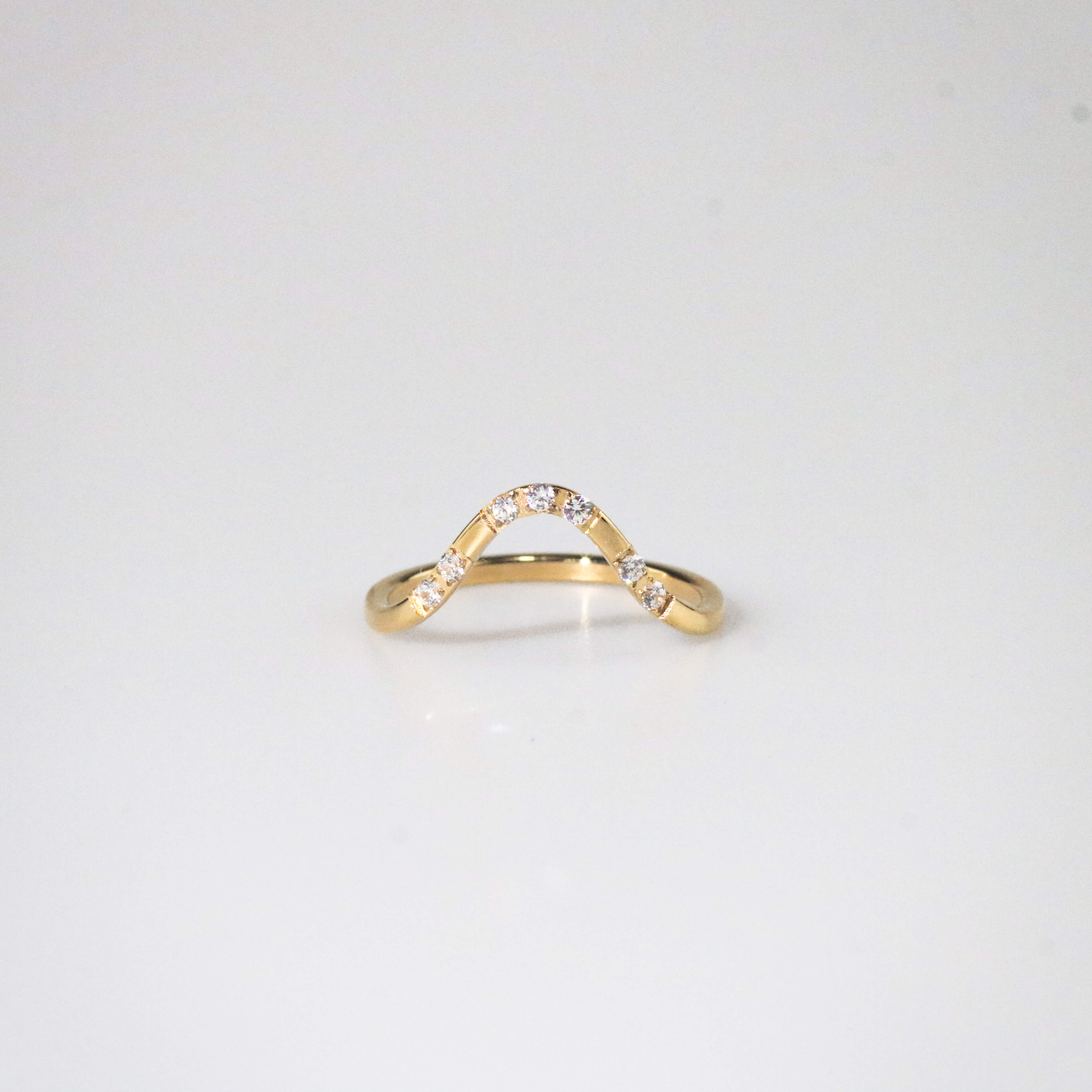 meideya jewelry crystal curve ring