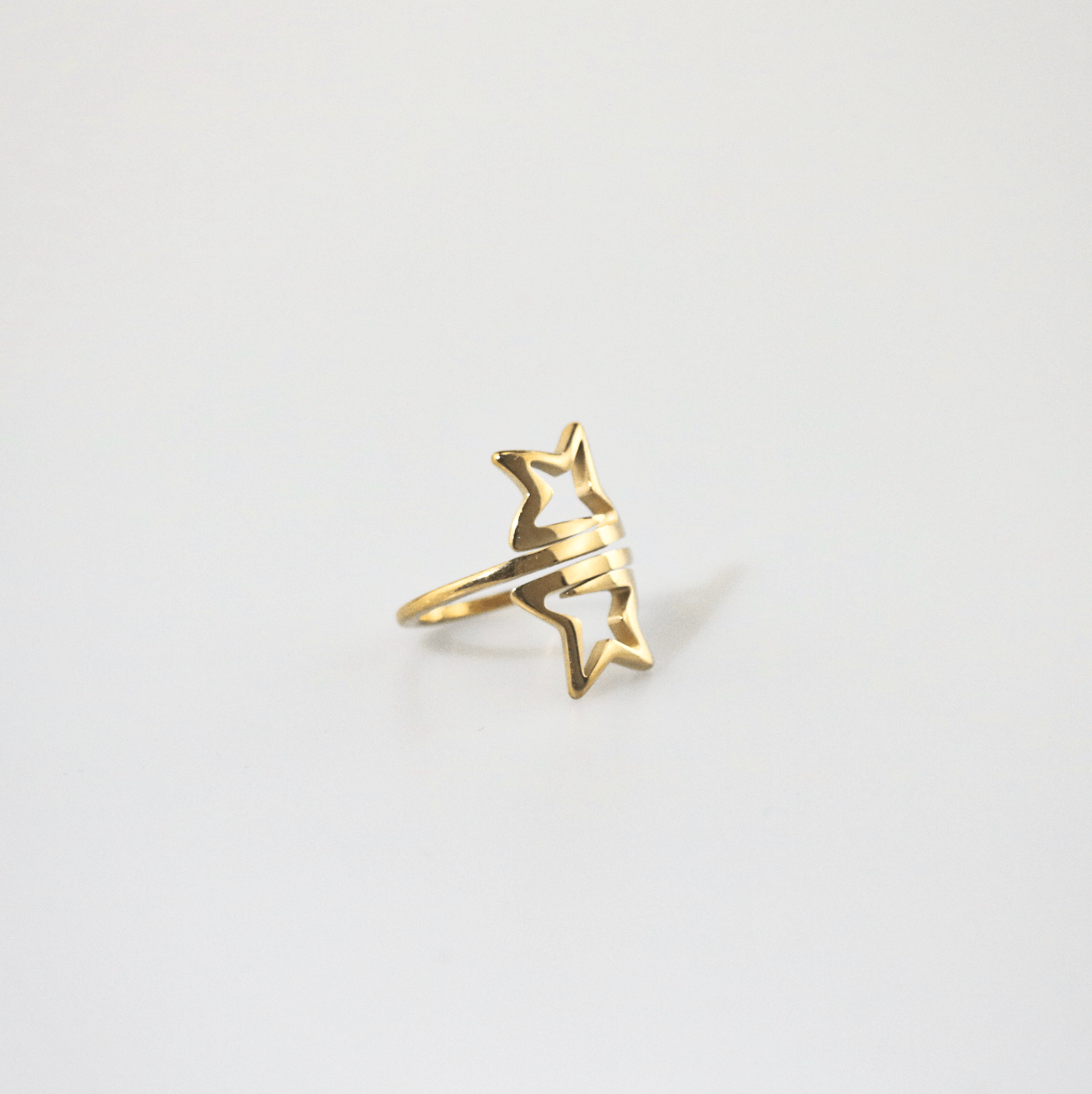 gold star ring