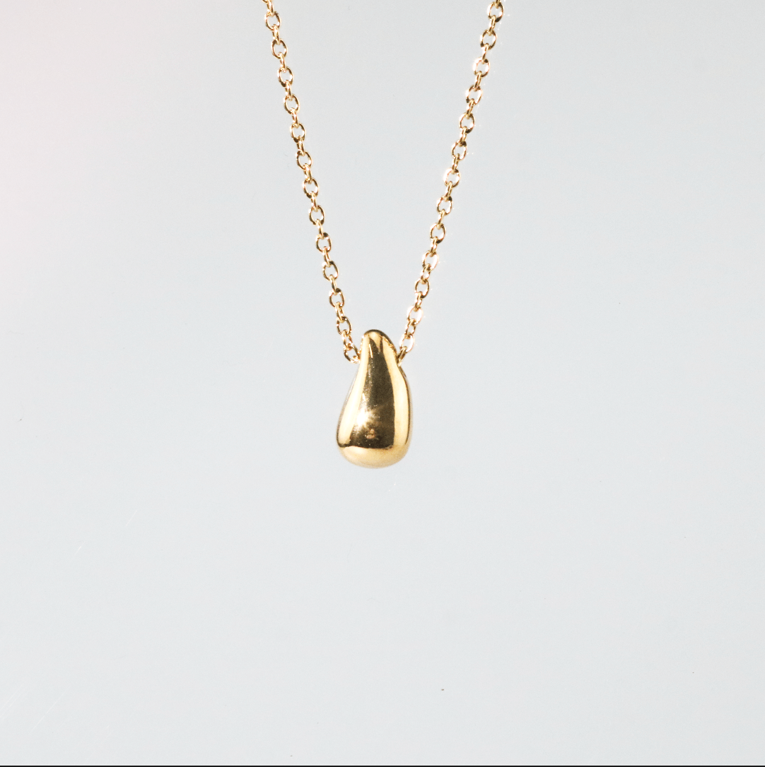 meideya jewelry golden drip necklace