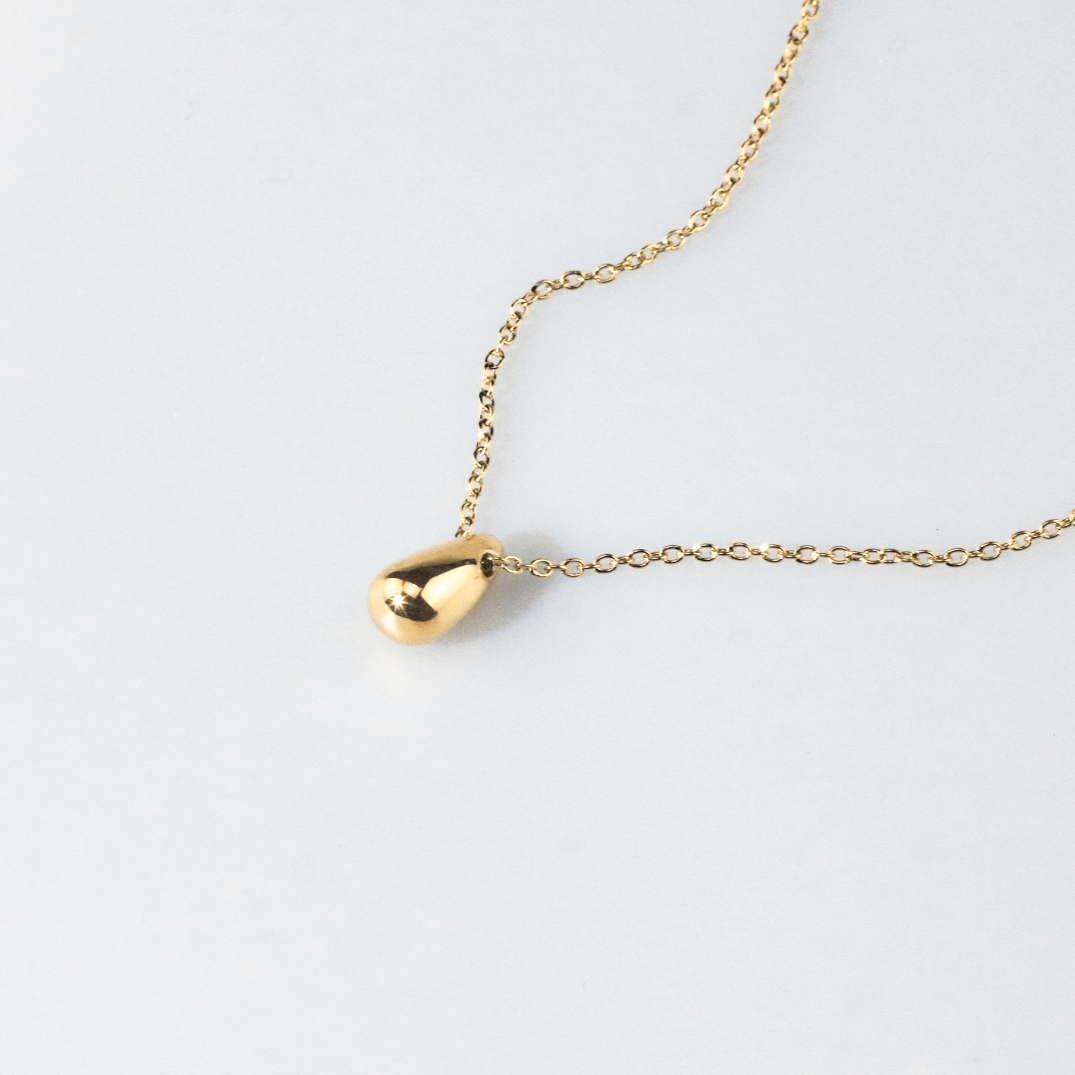 meideya jewelry golden drip necklace