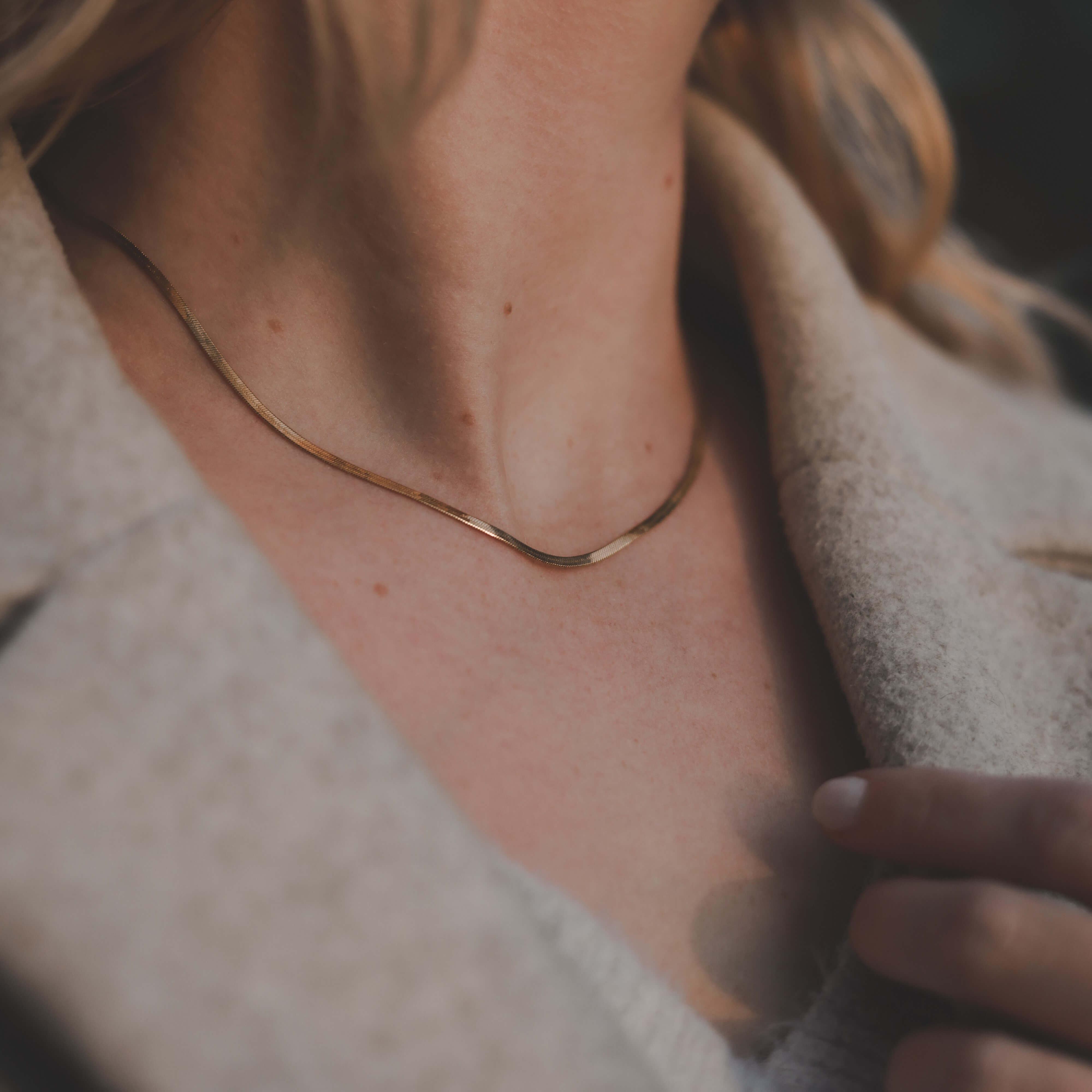 herringbone necklace