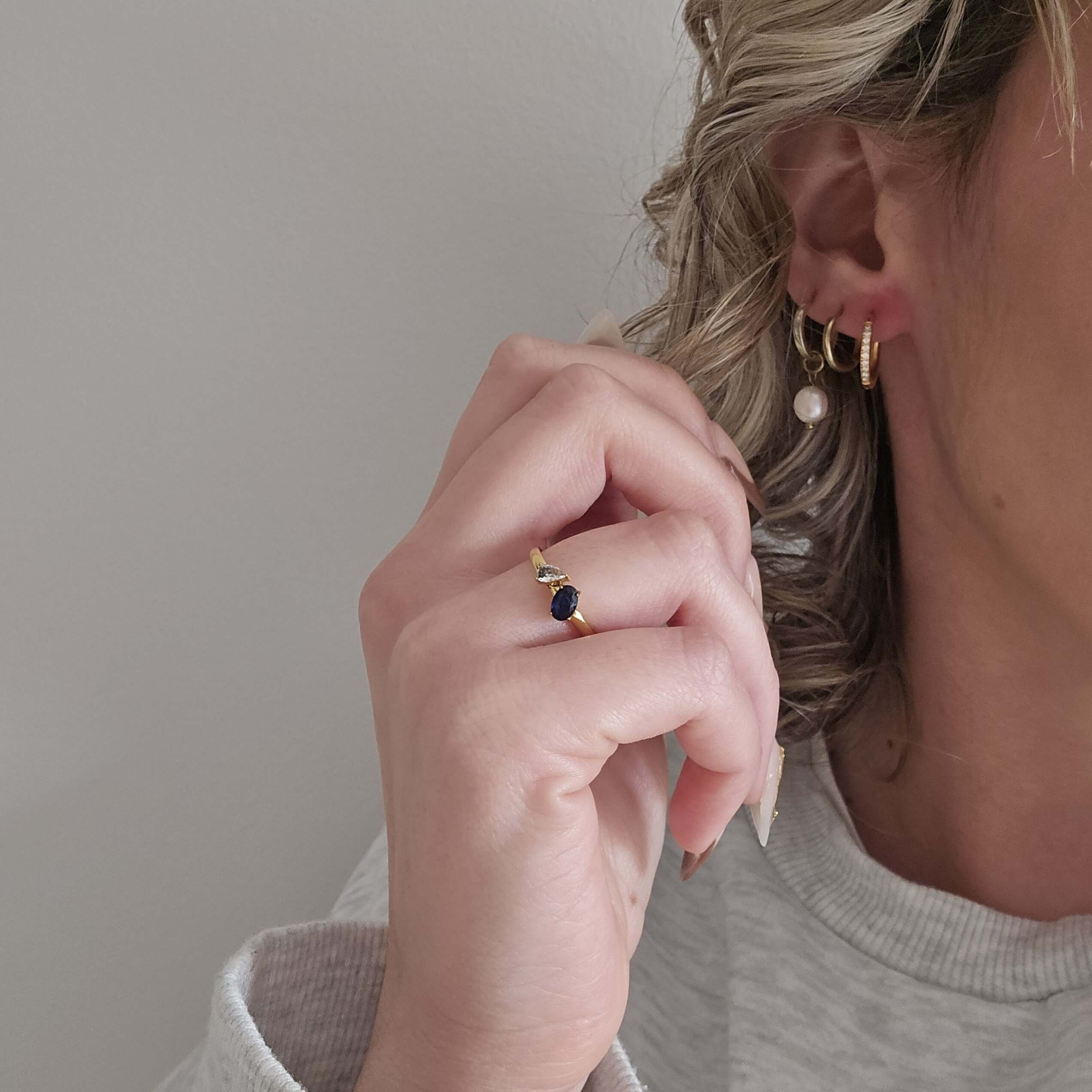 Royal Blue Sparkle Ring