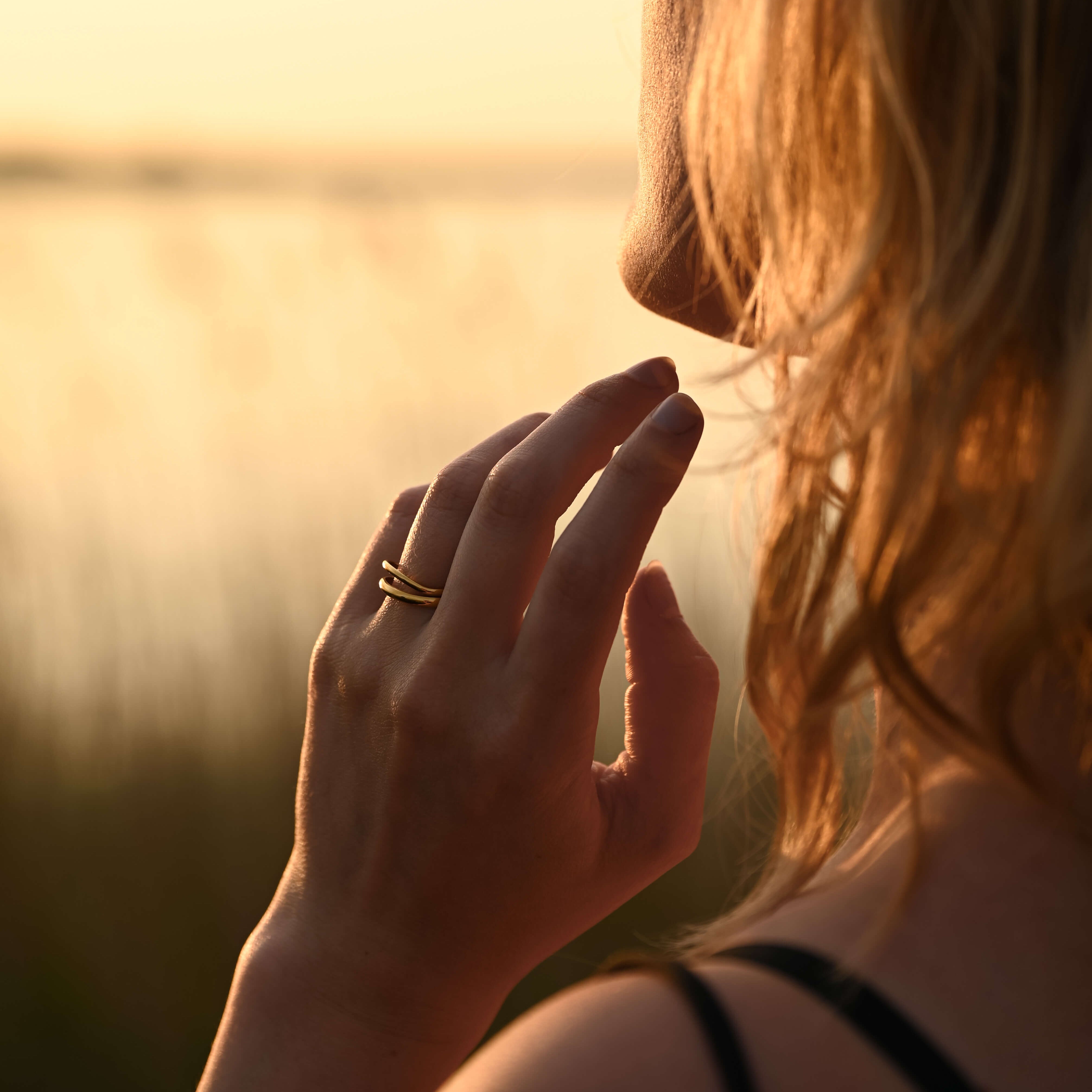 Split Shank Wave Ring