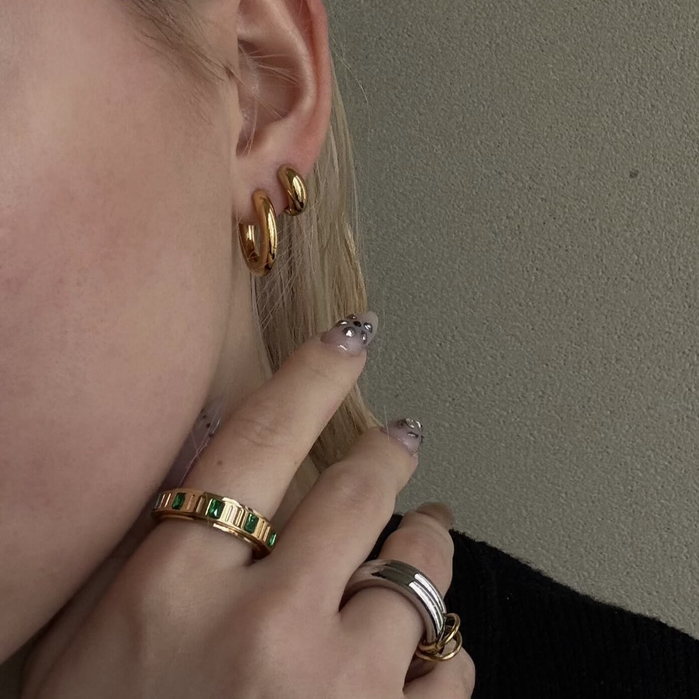Bold Huggie Hoops - 12mm