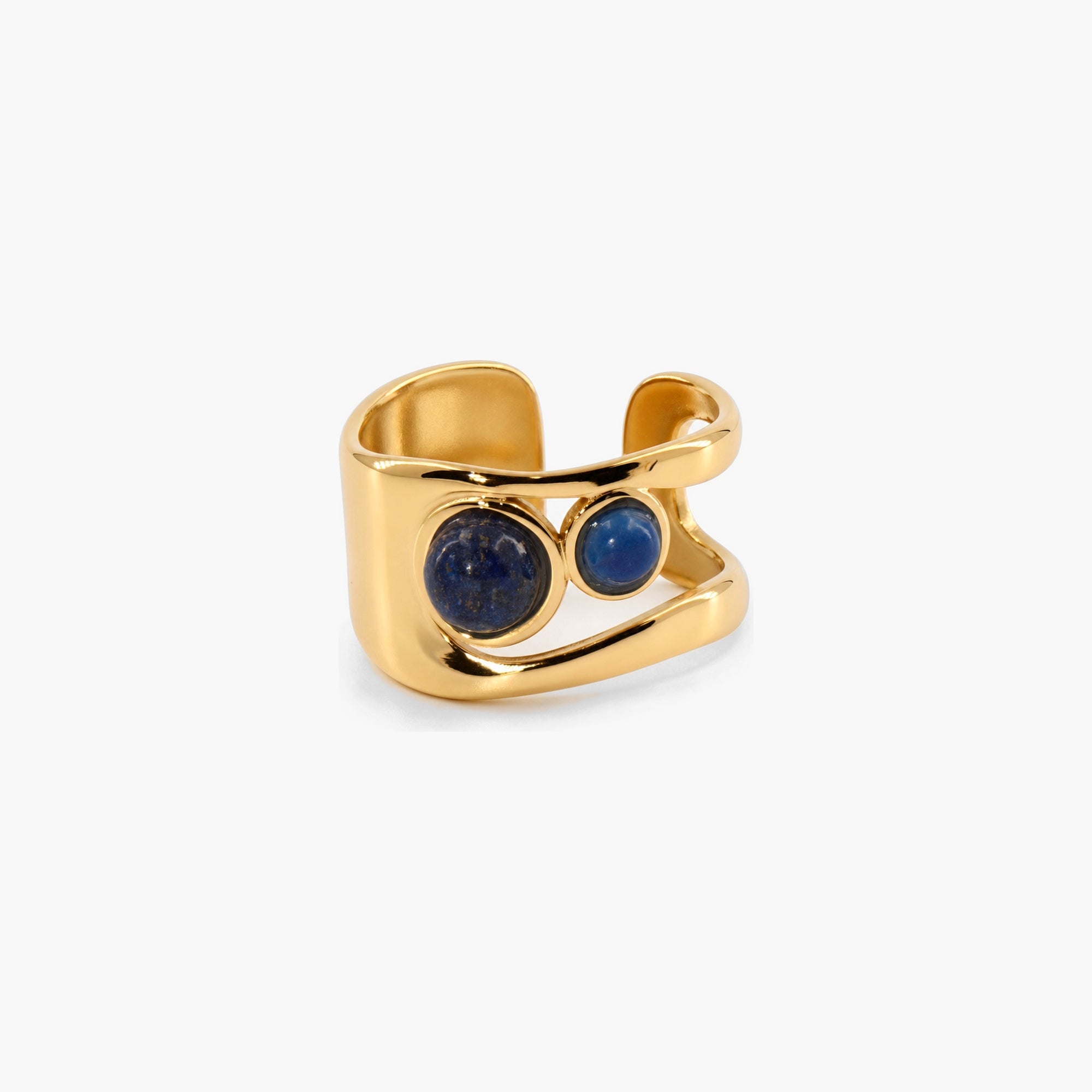 Lapis Lazuli Cuff Ring