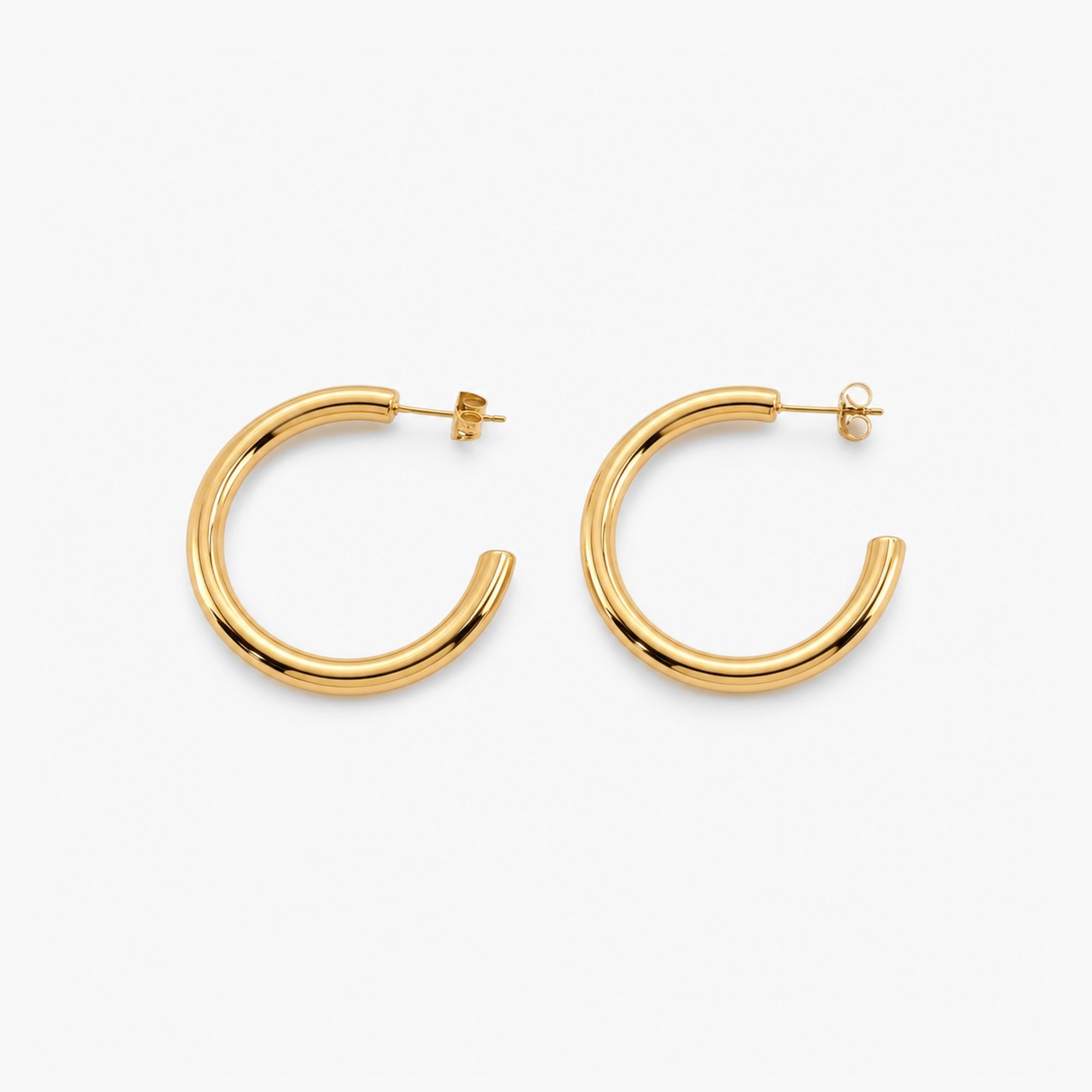 large hoop earrings