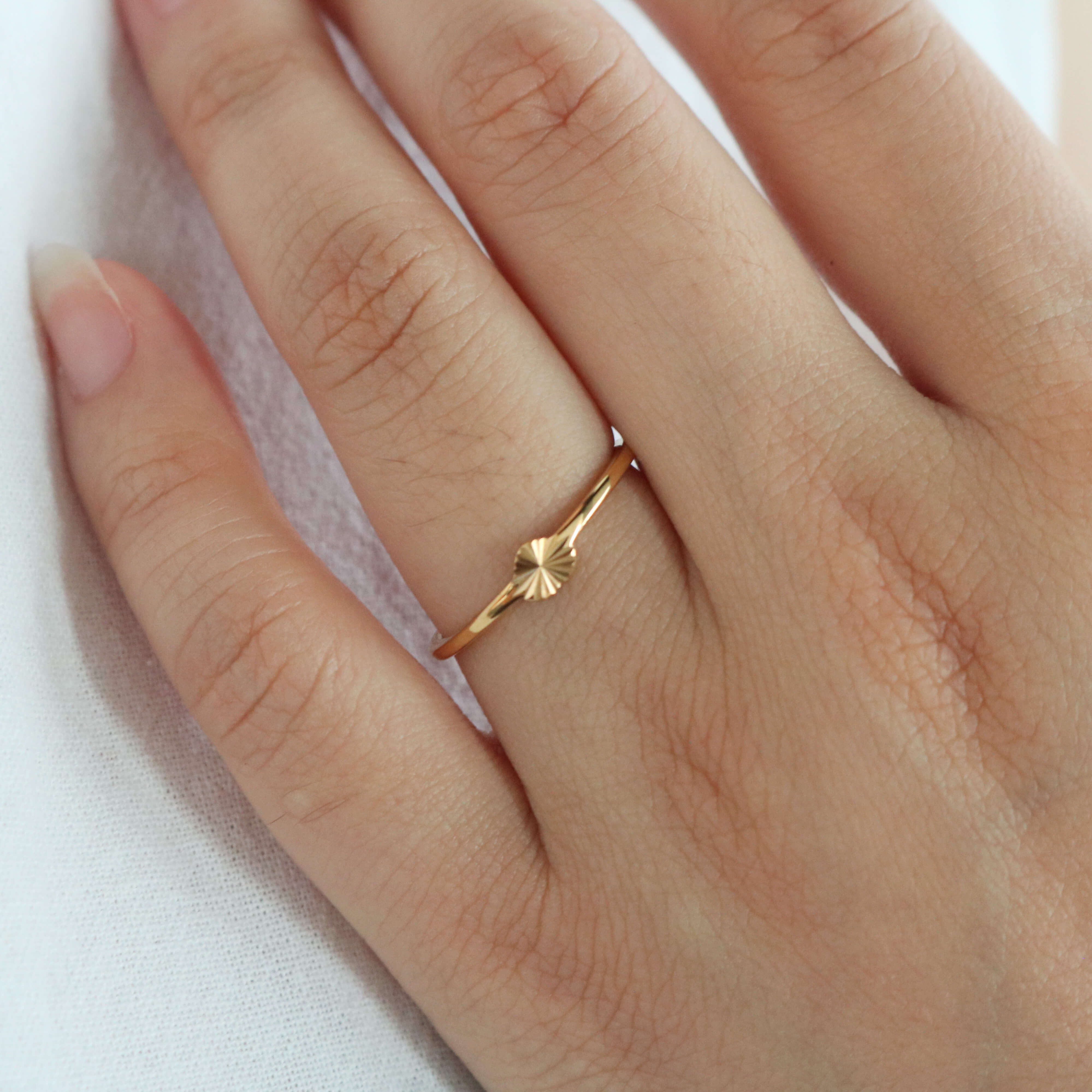 Little Dazzle Heart Ring