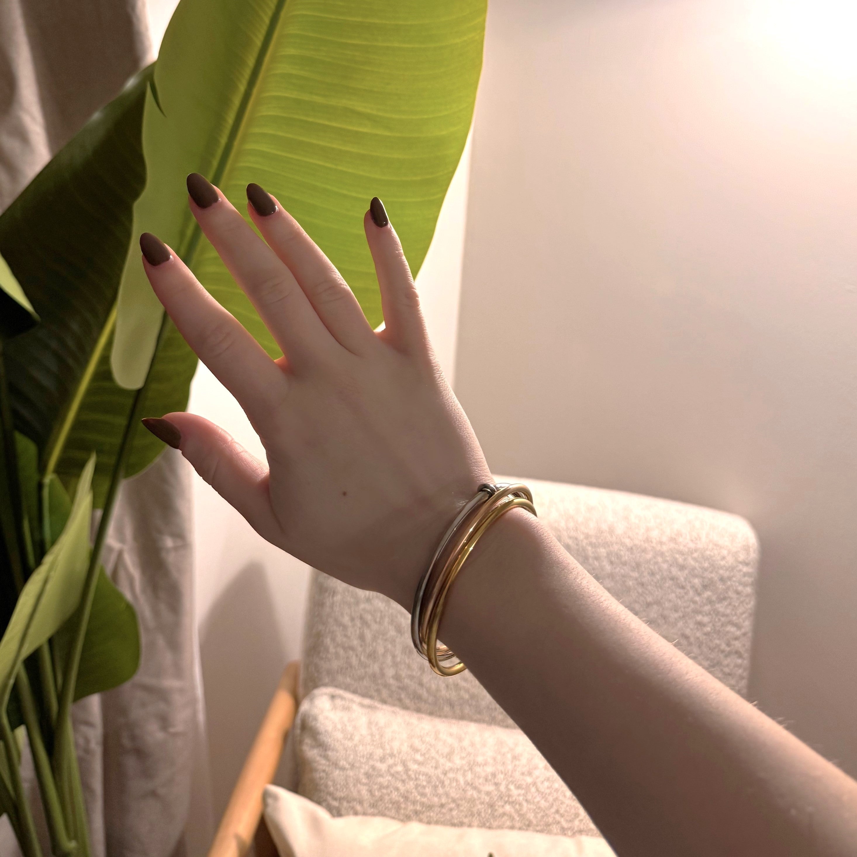 Tri-Tone Link Bracelet