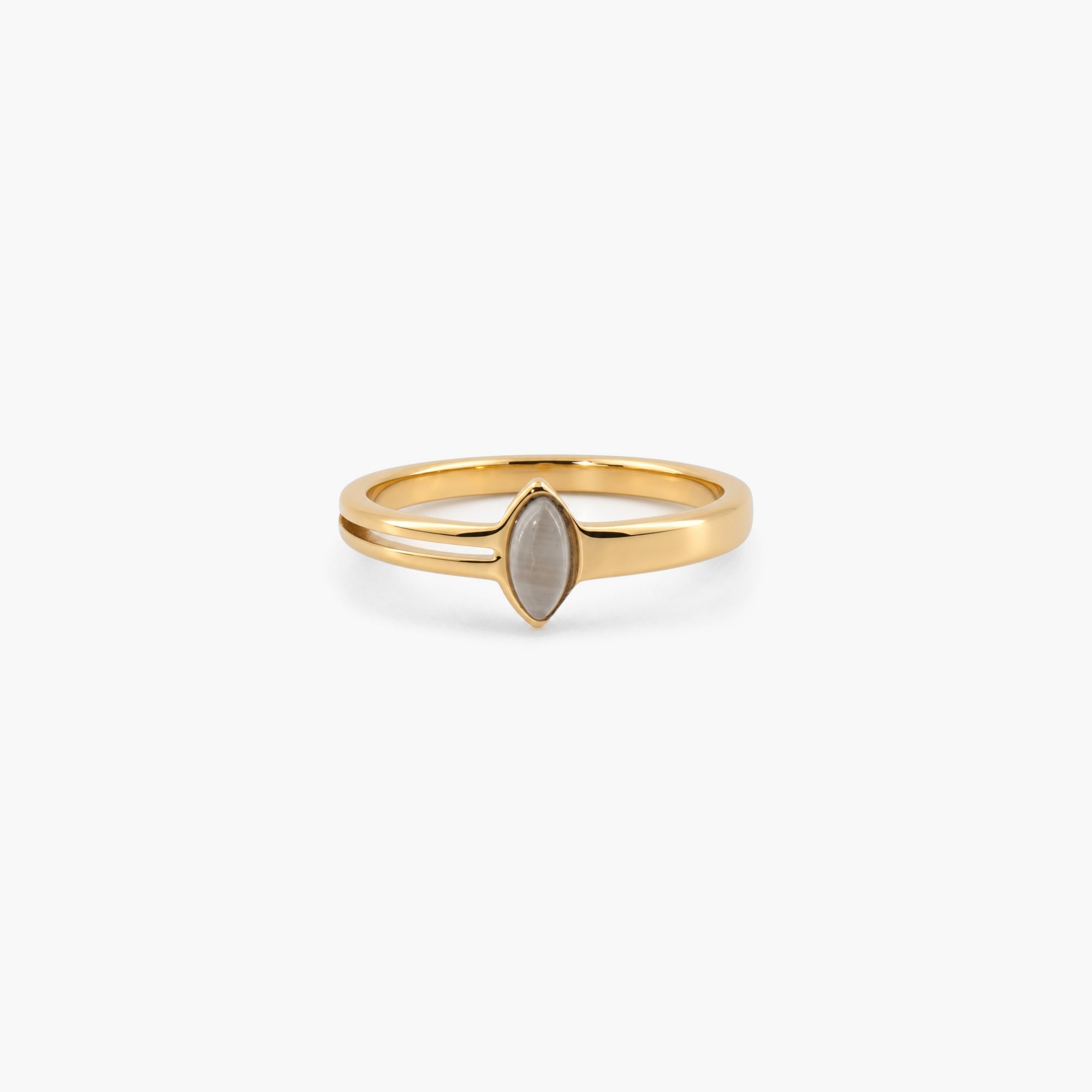 Marquise Moonstone Ring