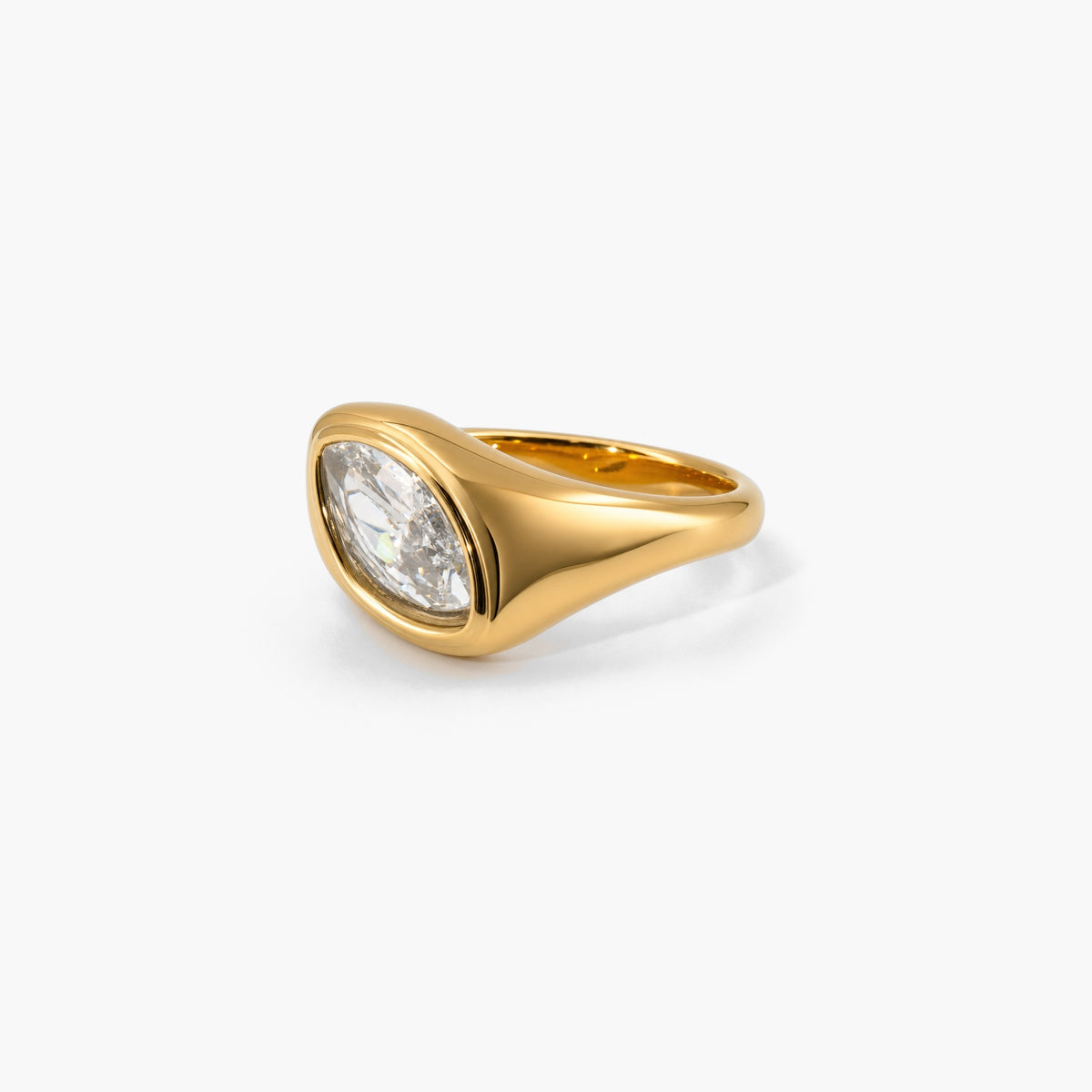 Marquise Signet Ring