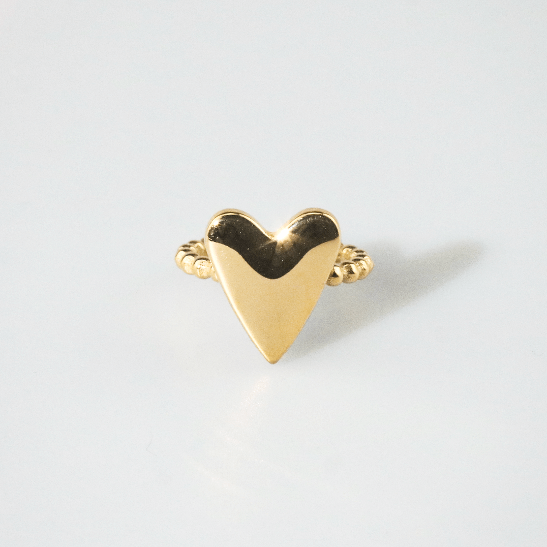 Meideya jewelry happy heart ring