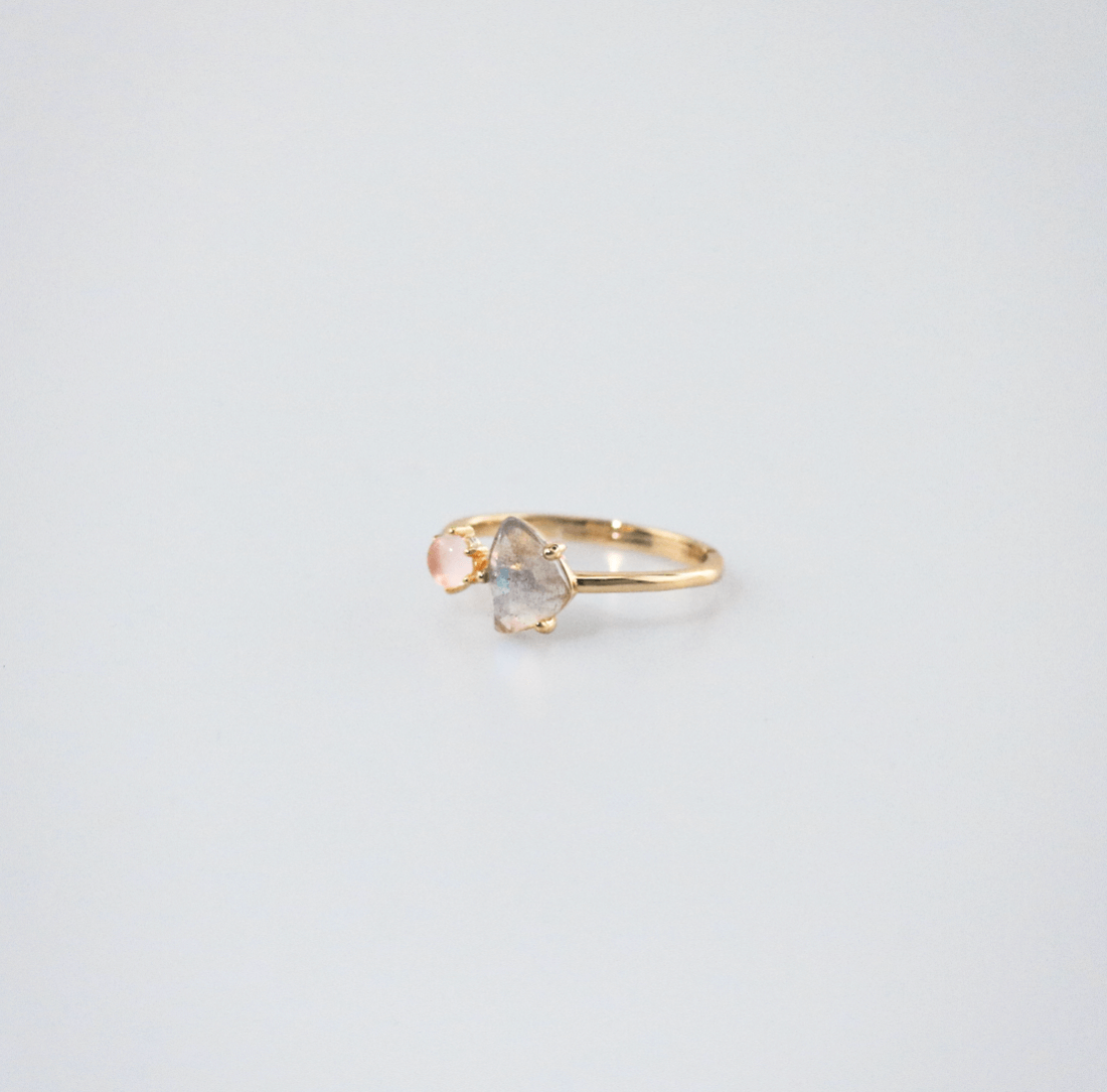 moonstone gemstone ring