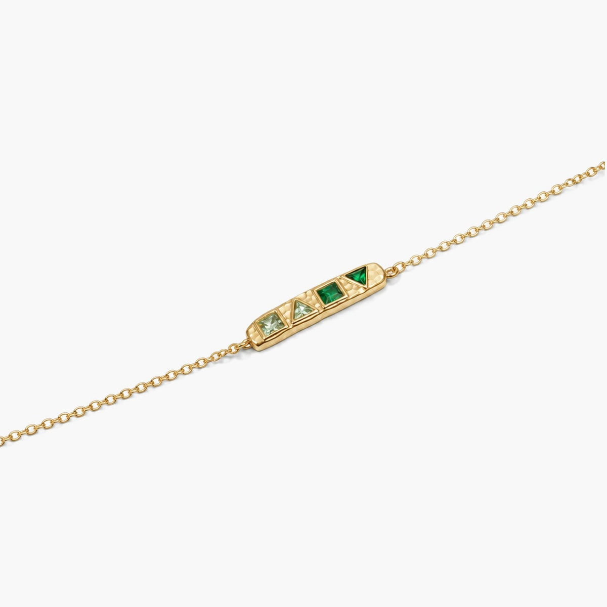 Mosaic Emerald Bracelet