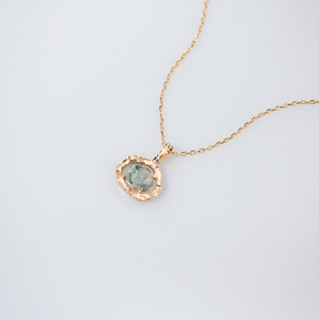 meideya jewelry moss garden necklace