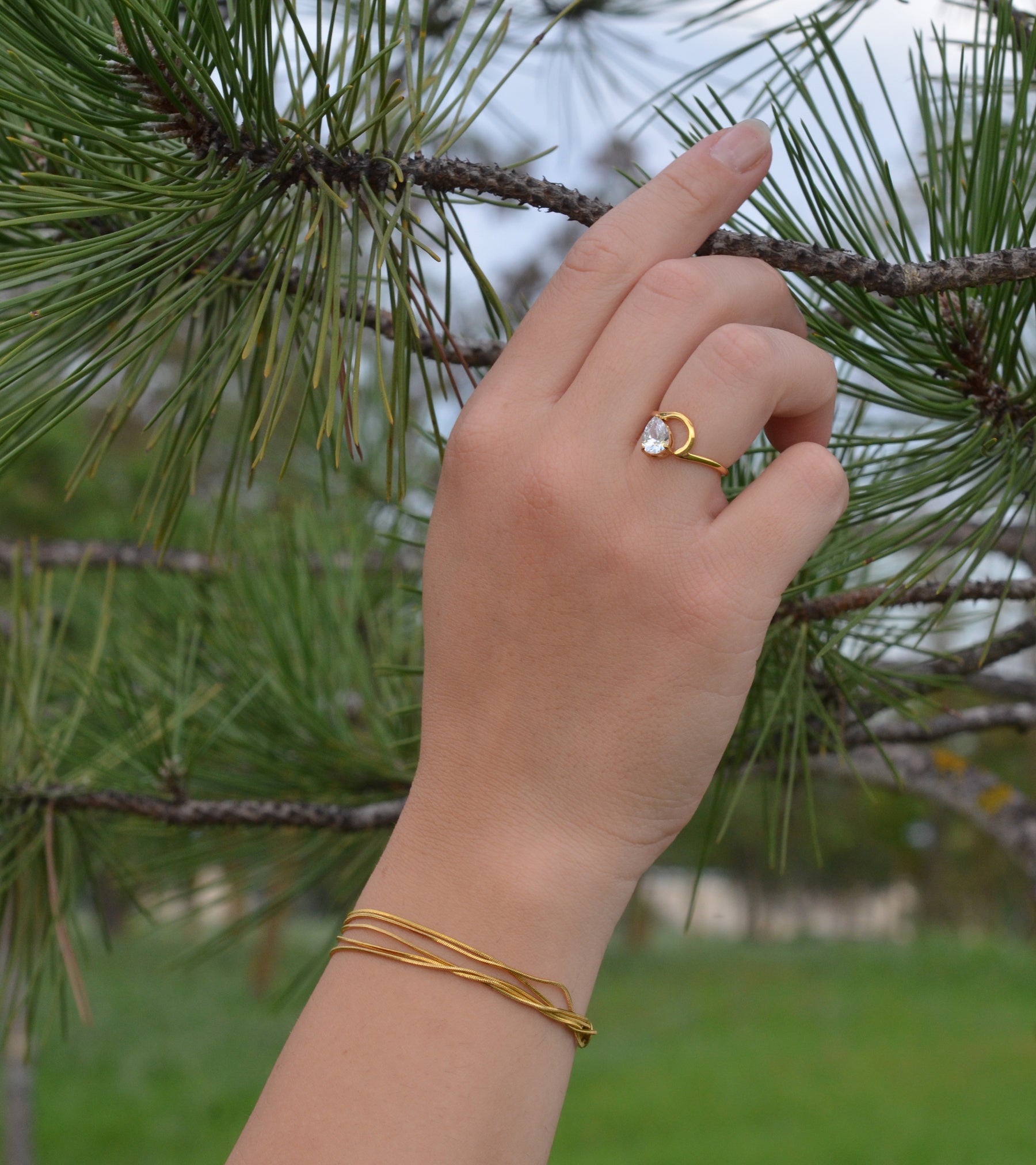 Meideya Jewelry Multi-Layered Snake Chain Bracelet