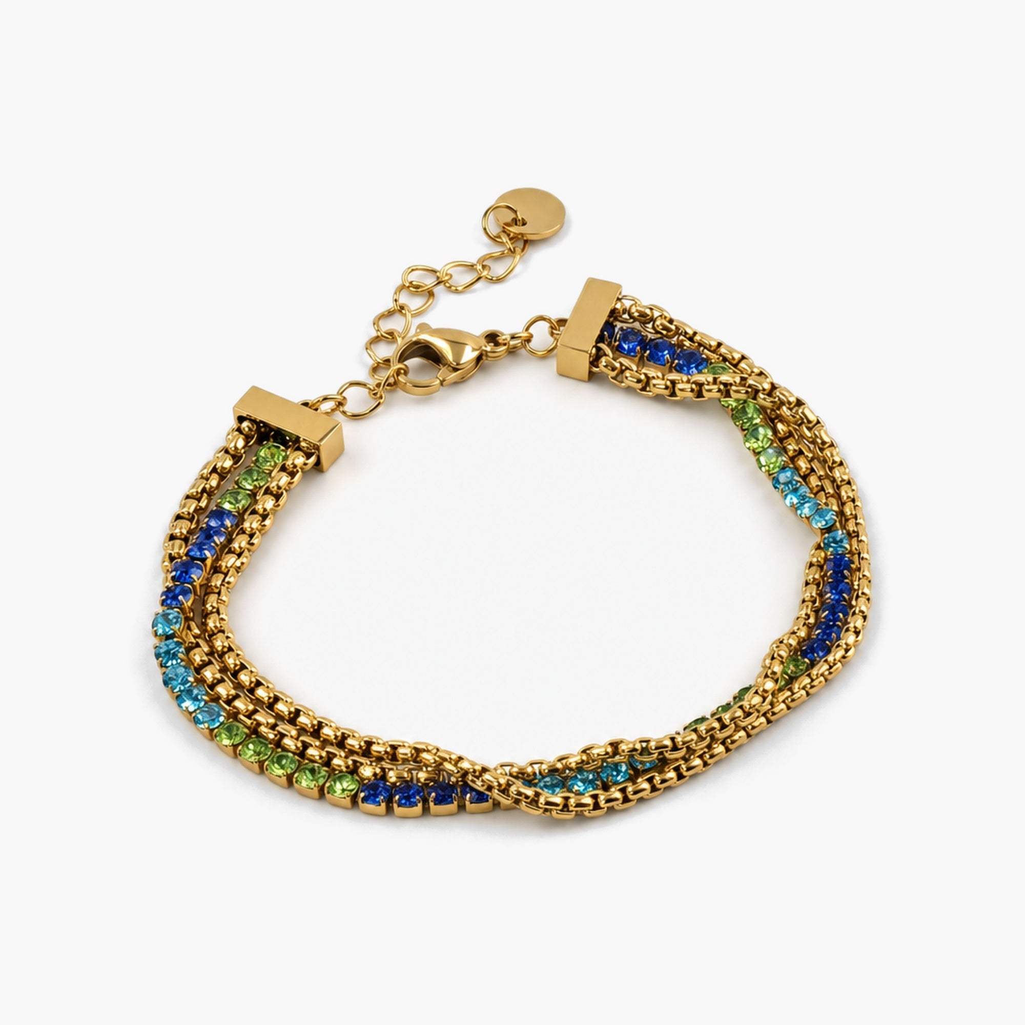 Ombre Blue Tennis Bracelet