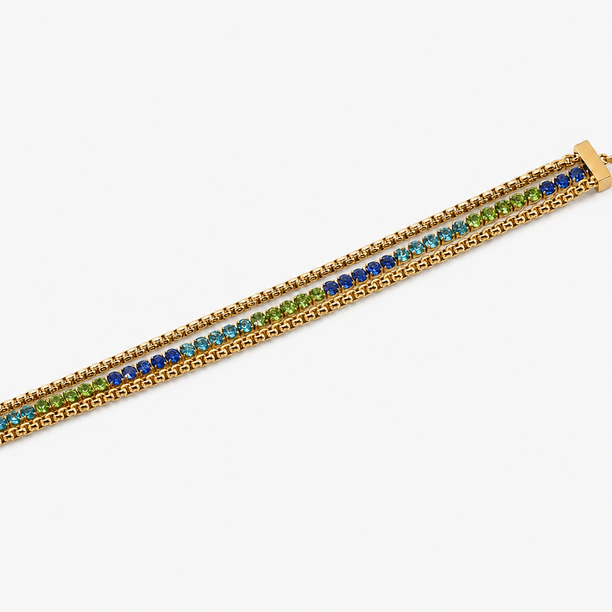 Ombre Blue Tennis Bracelet