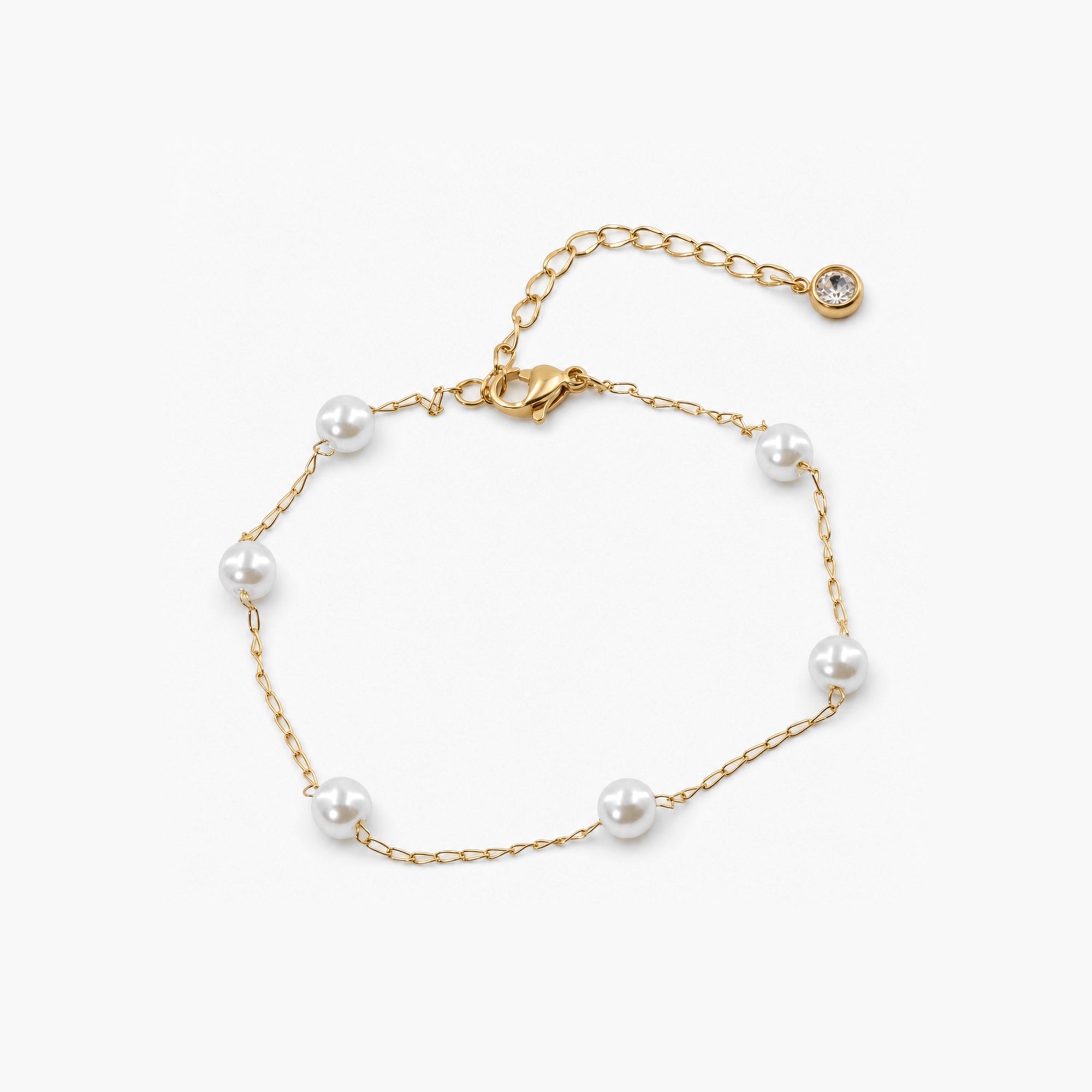 Pearl Station Anklet