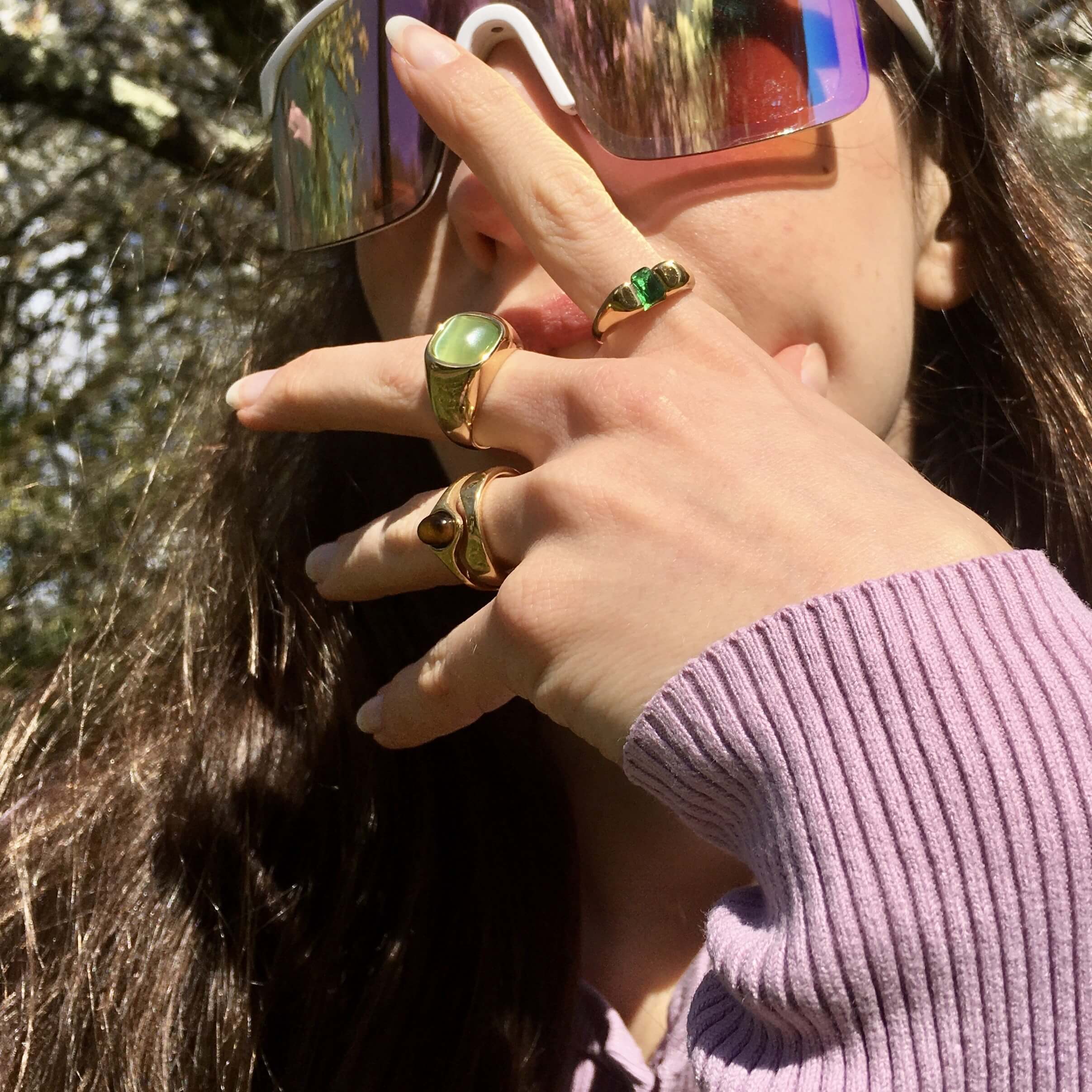 Emerald Signet Ring