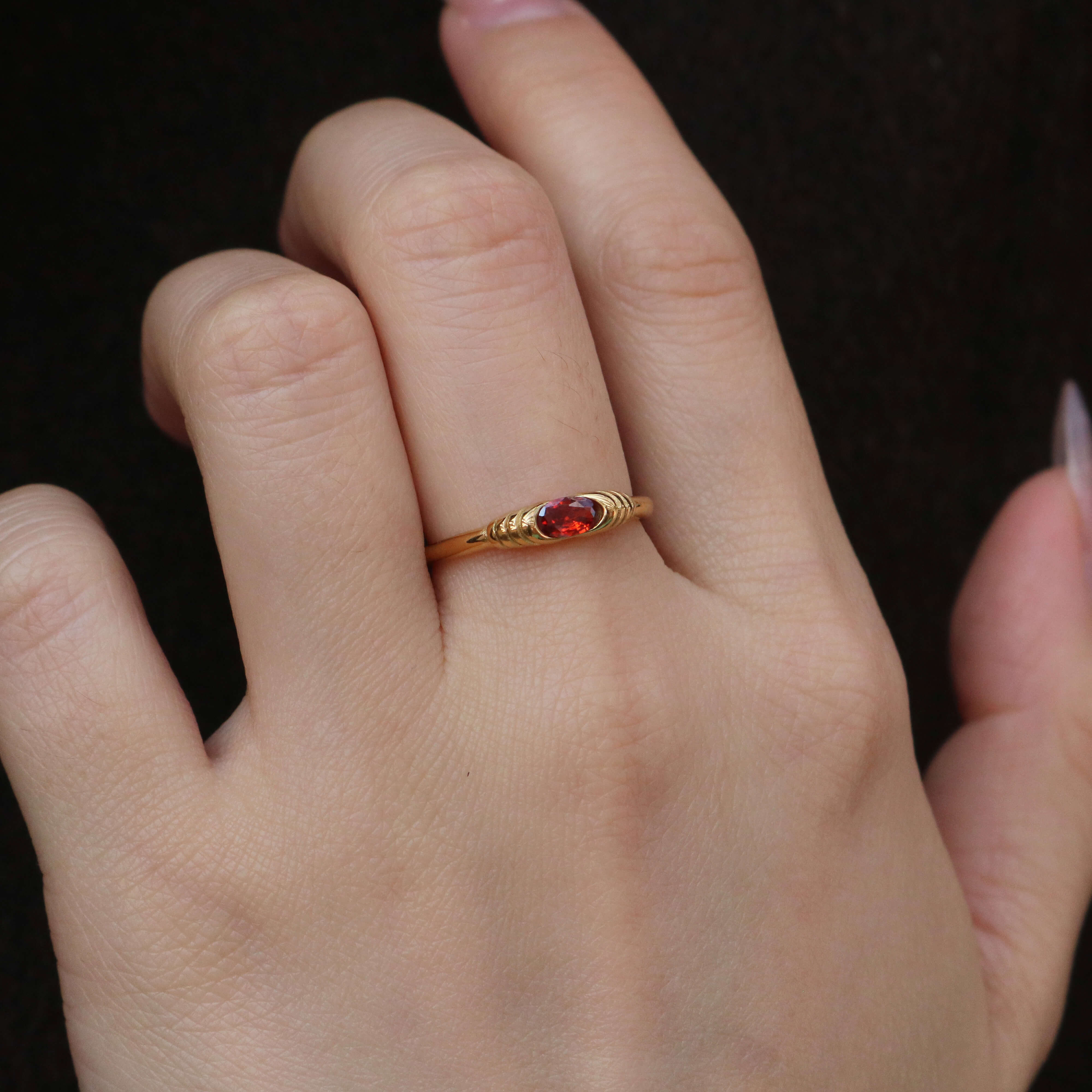 ruby gemstone ring