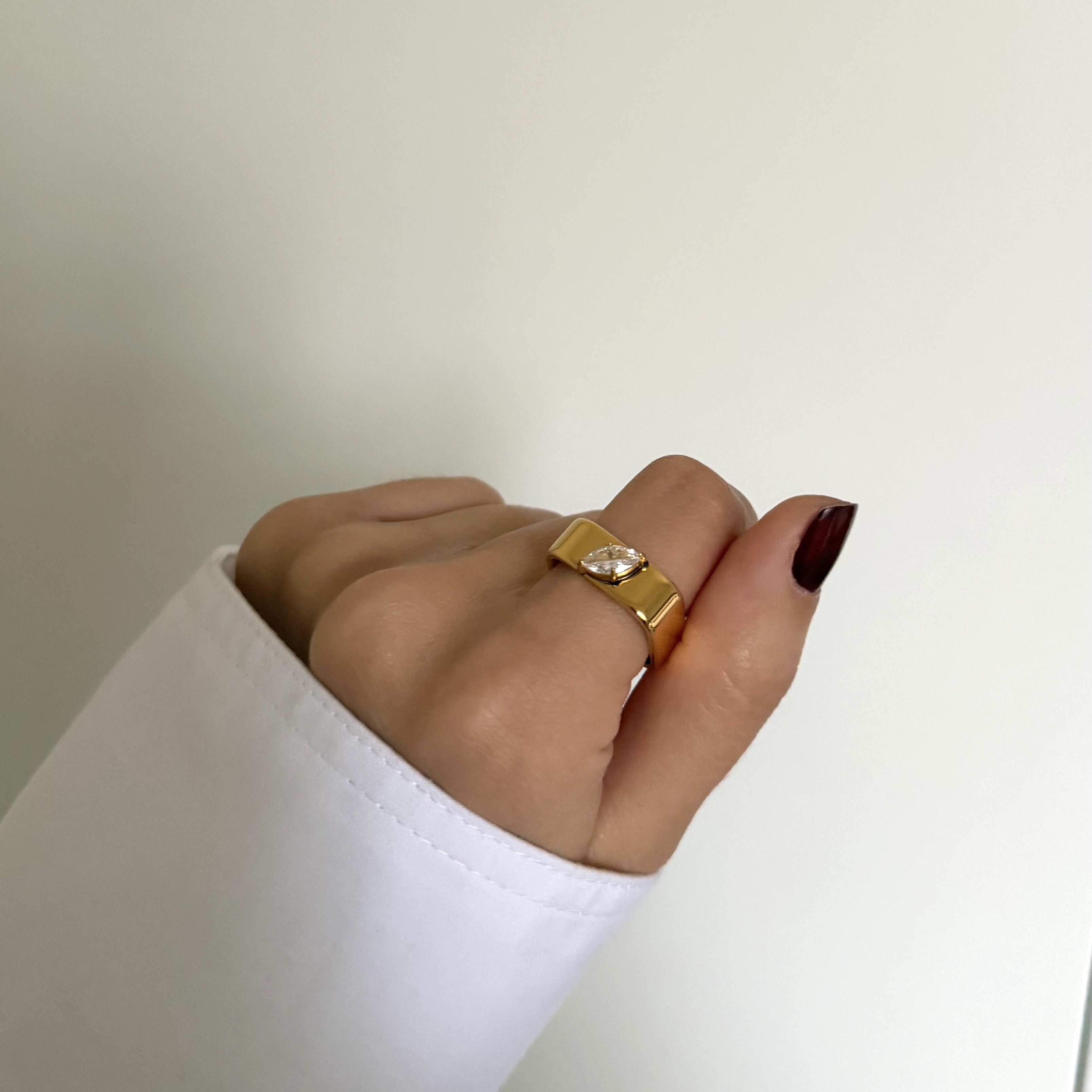 Marquise Square Ring