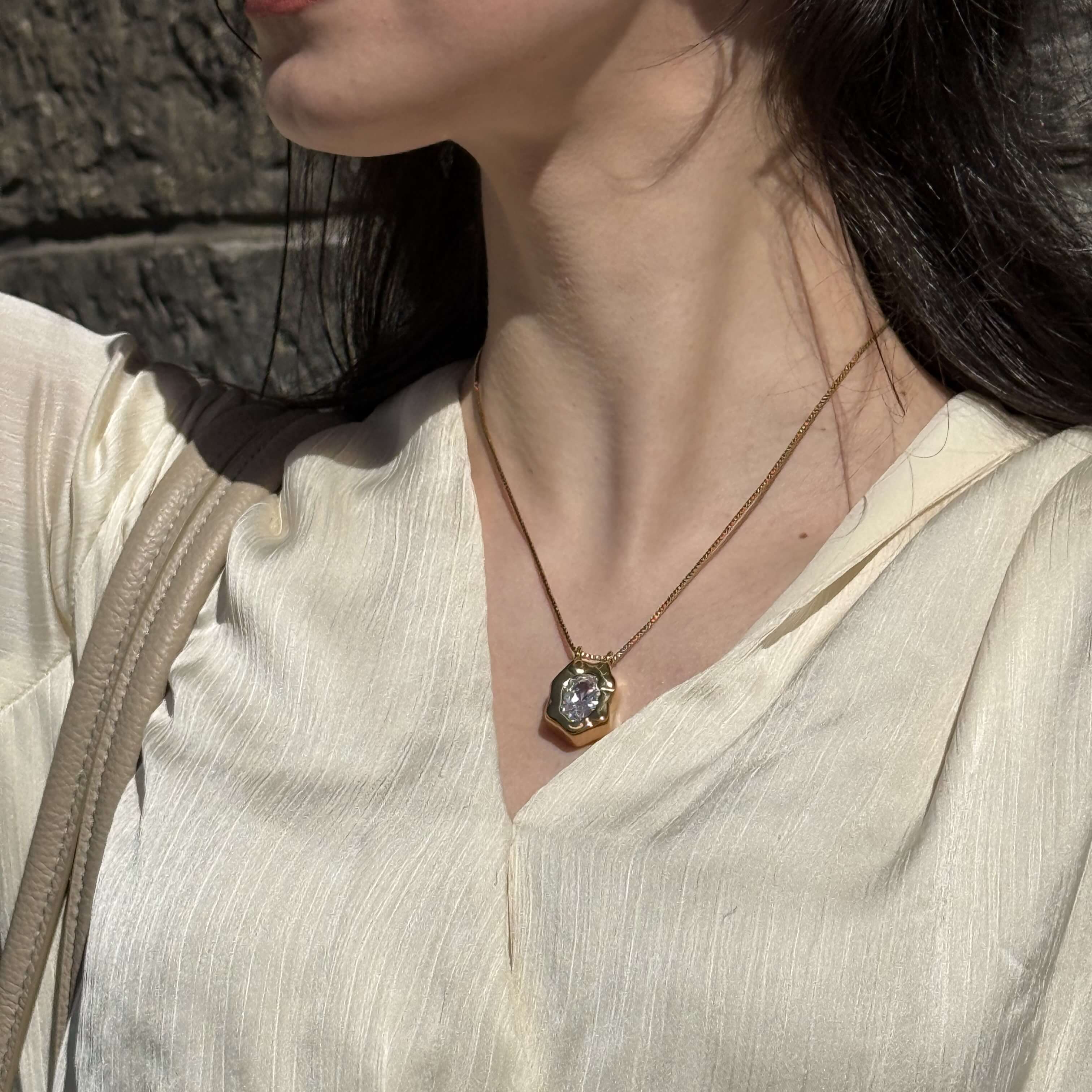 Morphe CZ Pendant Necklace
