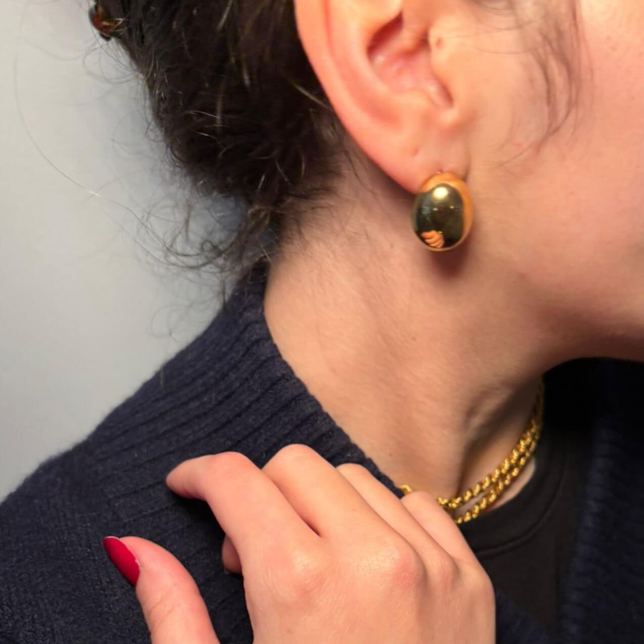 Pebble Stud Earrings