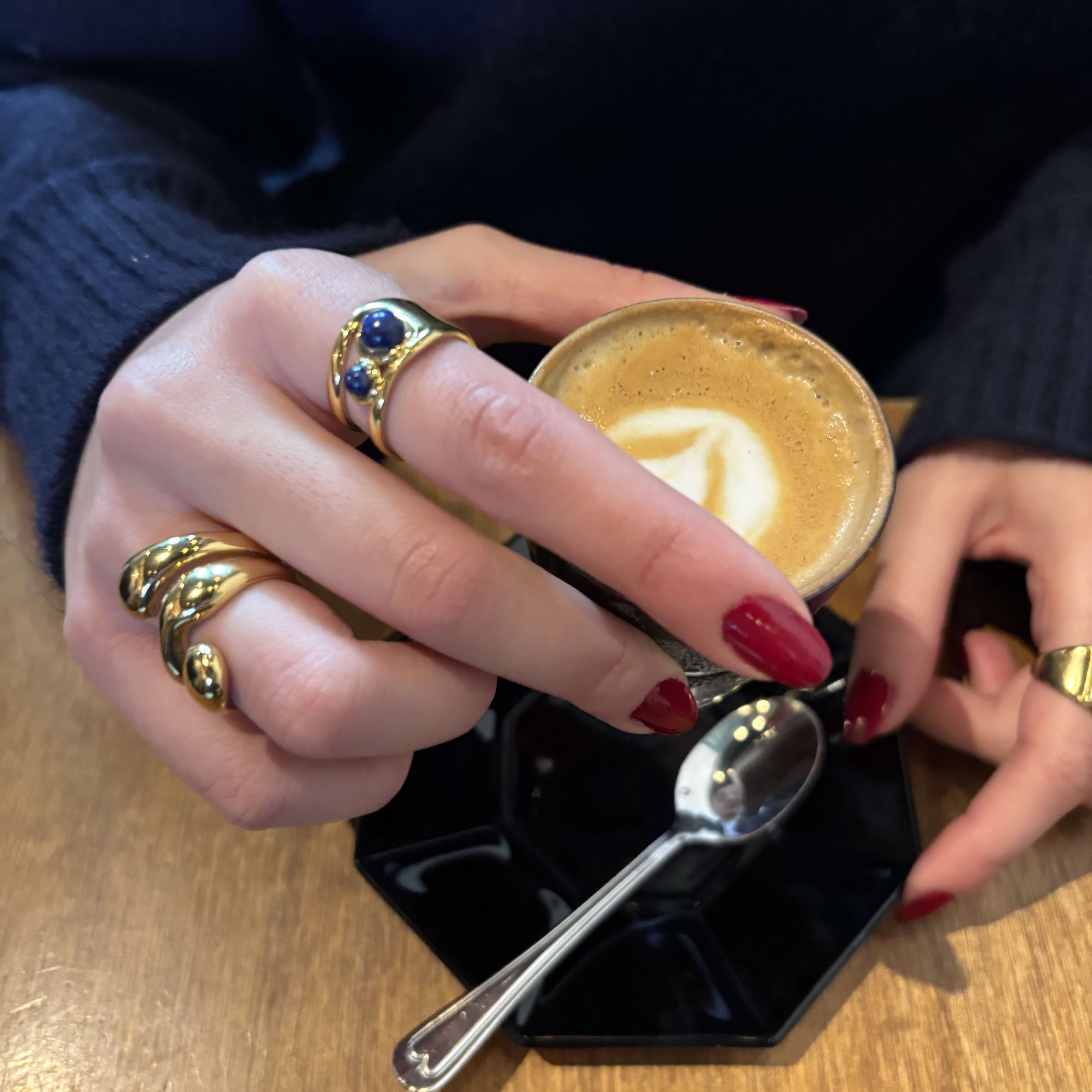 Lapis Lazuli Cuff Ring-Preorder
