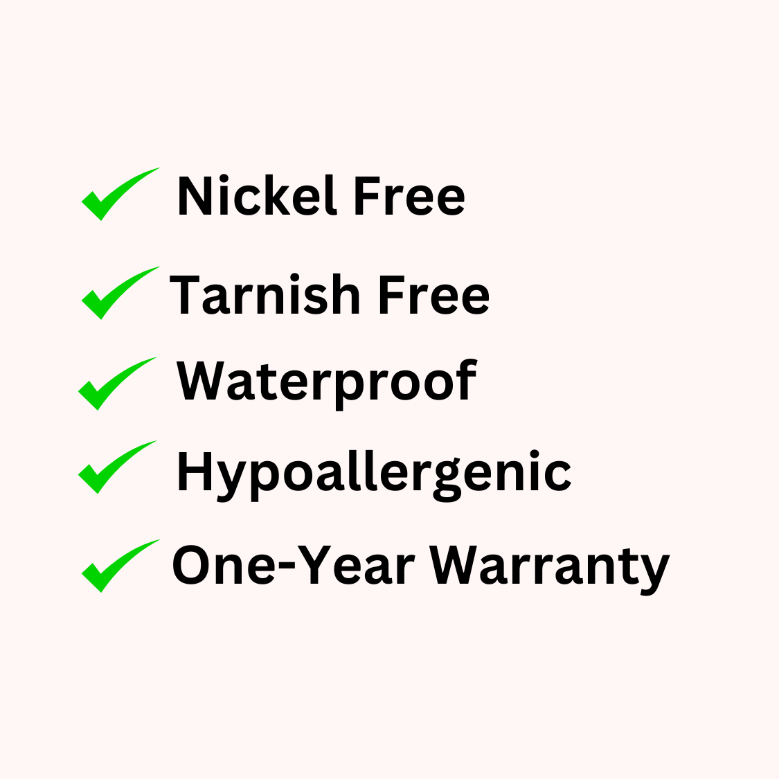 waterproof jewelry in stainless steel