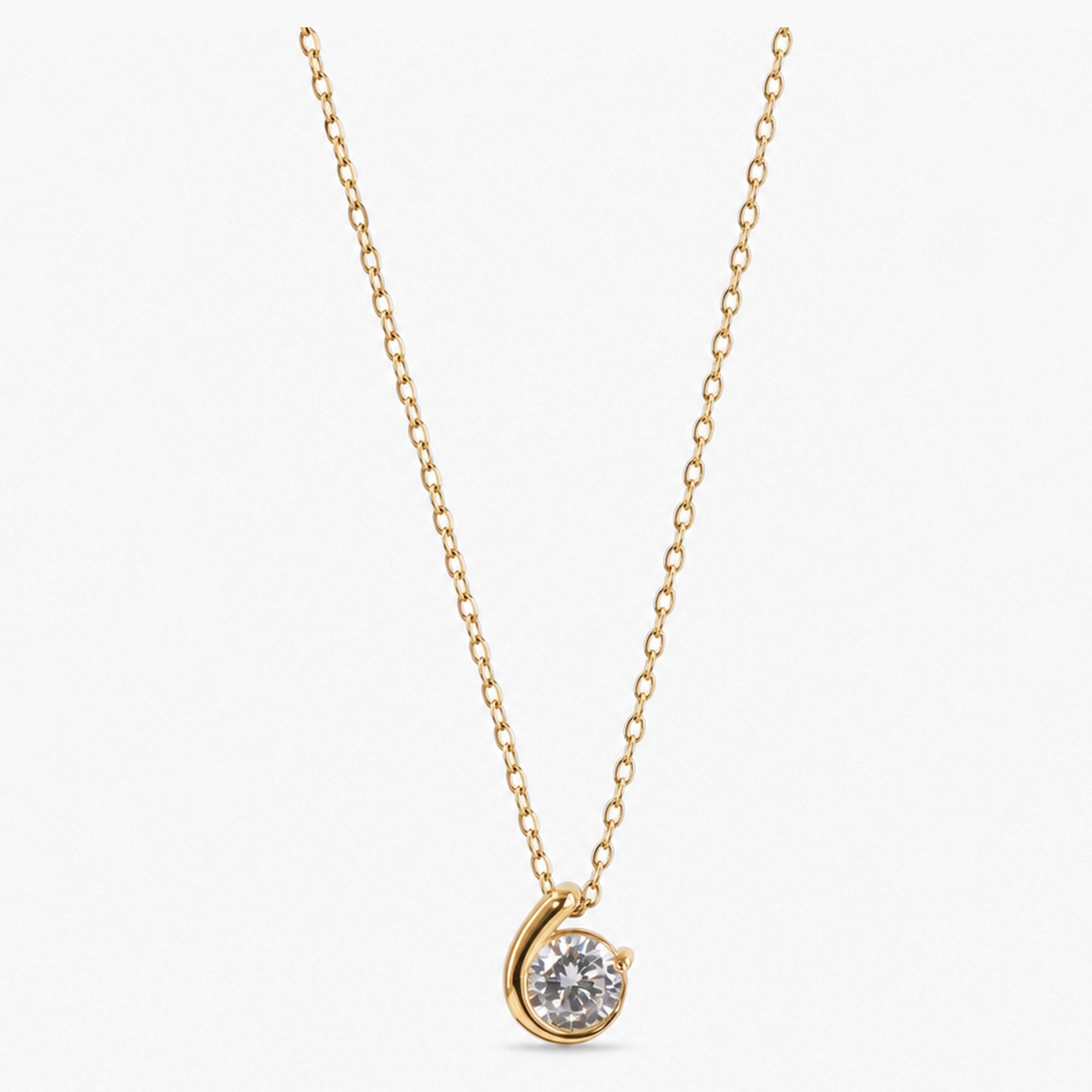 Swirl Pendant Necklace
