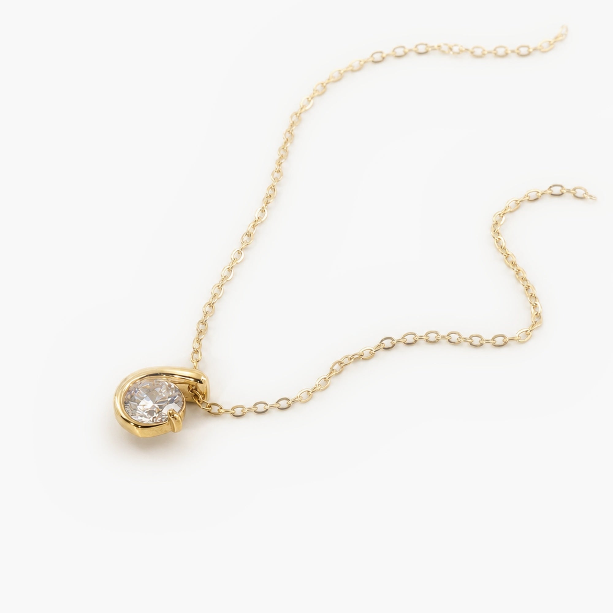 Swirl Pendant Necklace