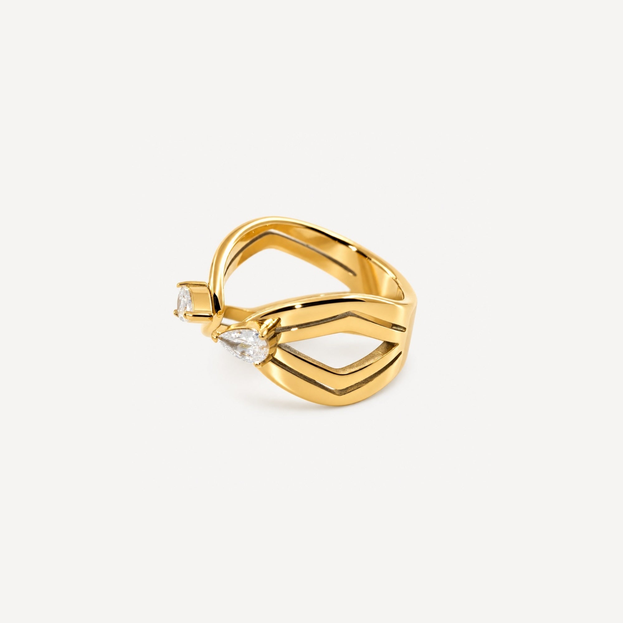 Tearlight Hug Ring