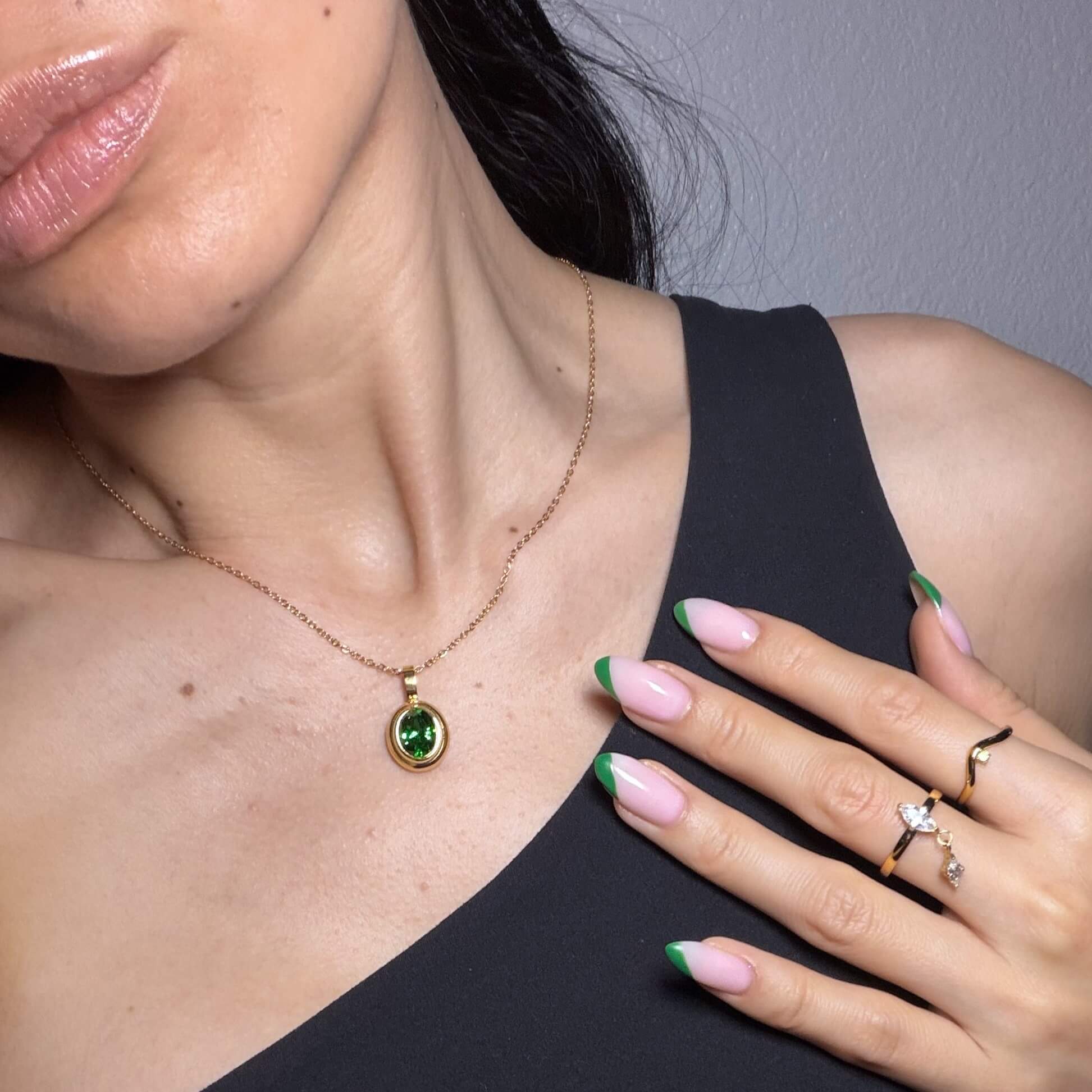 Marquise Charm Ring