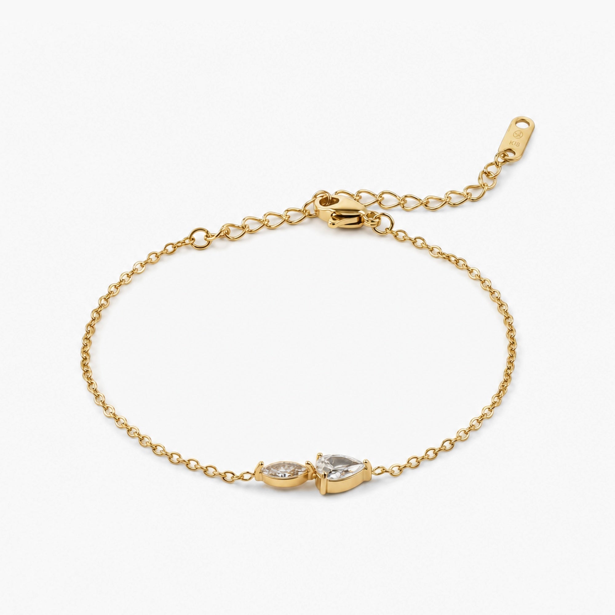 Two Stone Bracelet