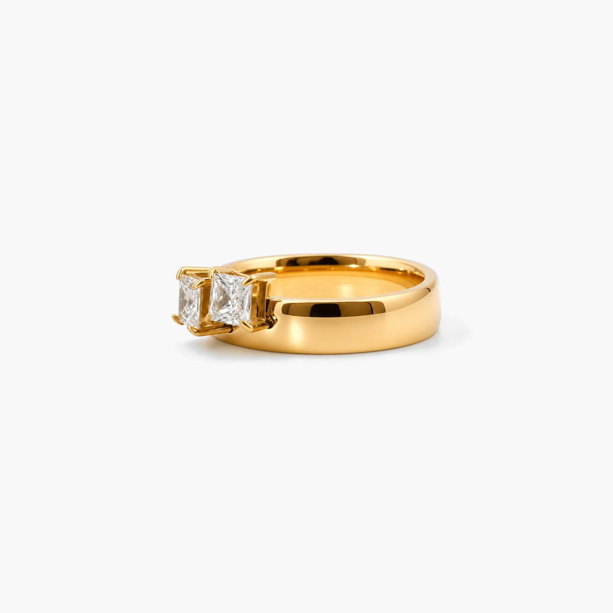 Two Stone Princess Ring