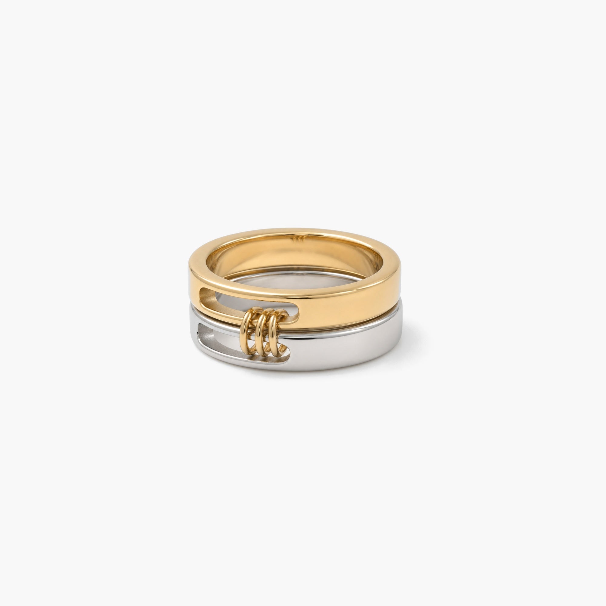 Two Tone Coil Ring