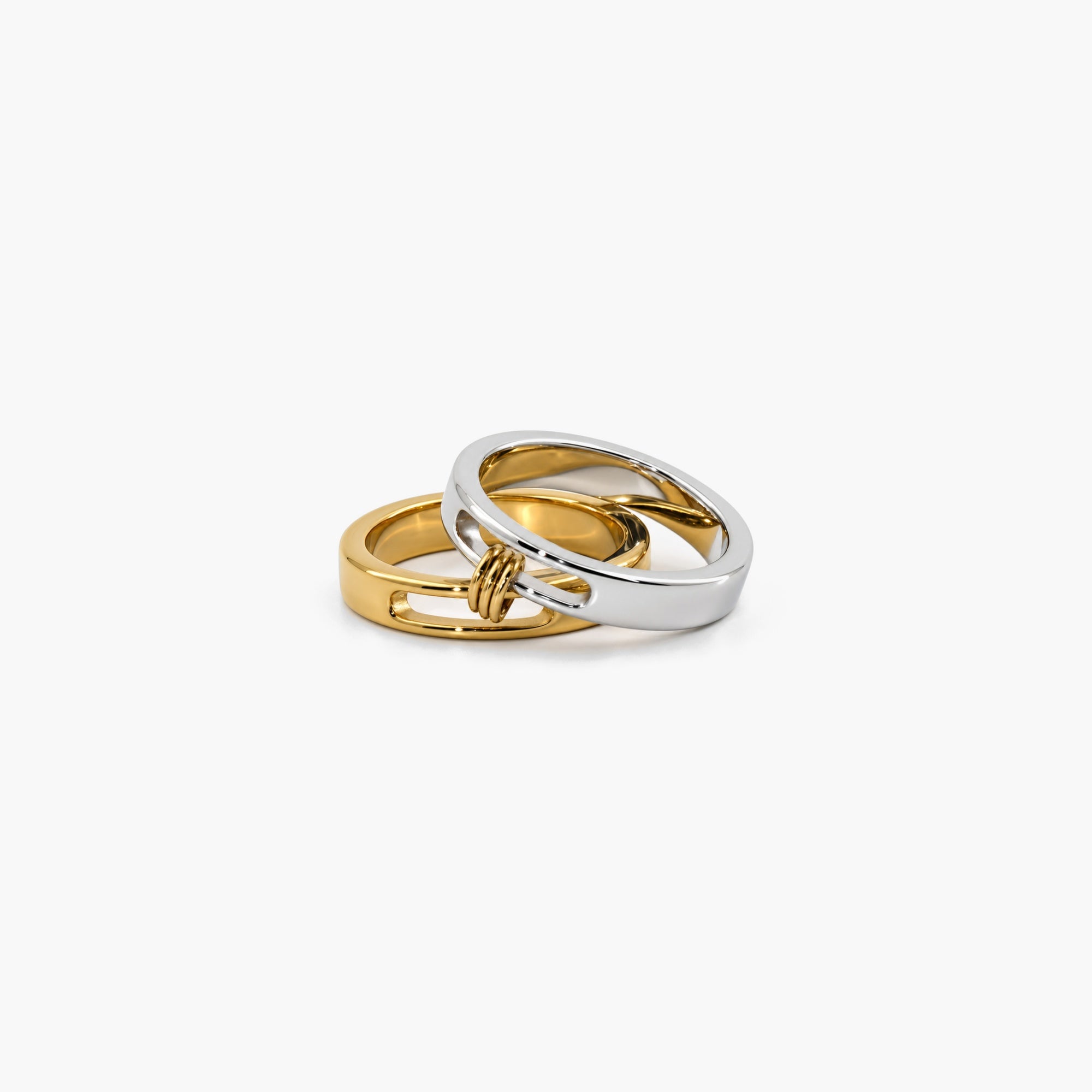 Two Tone Coil Ring
