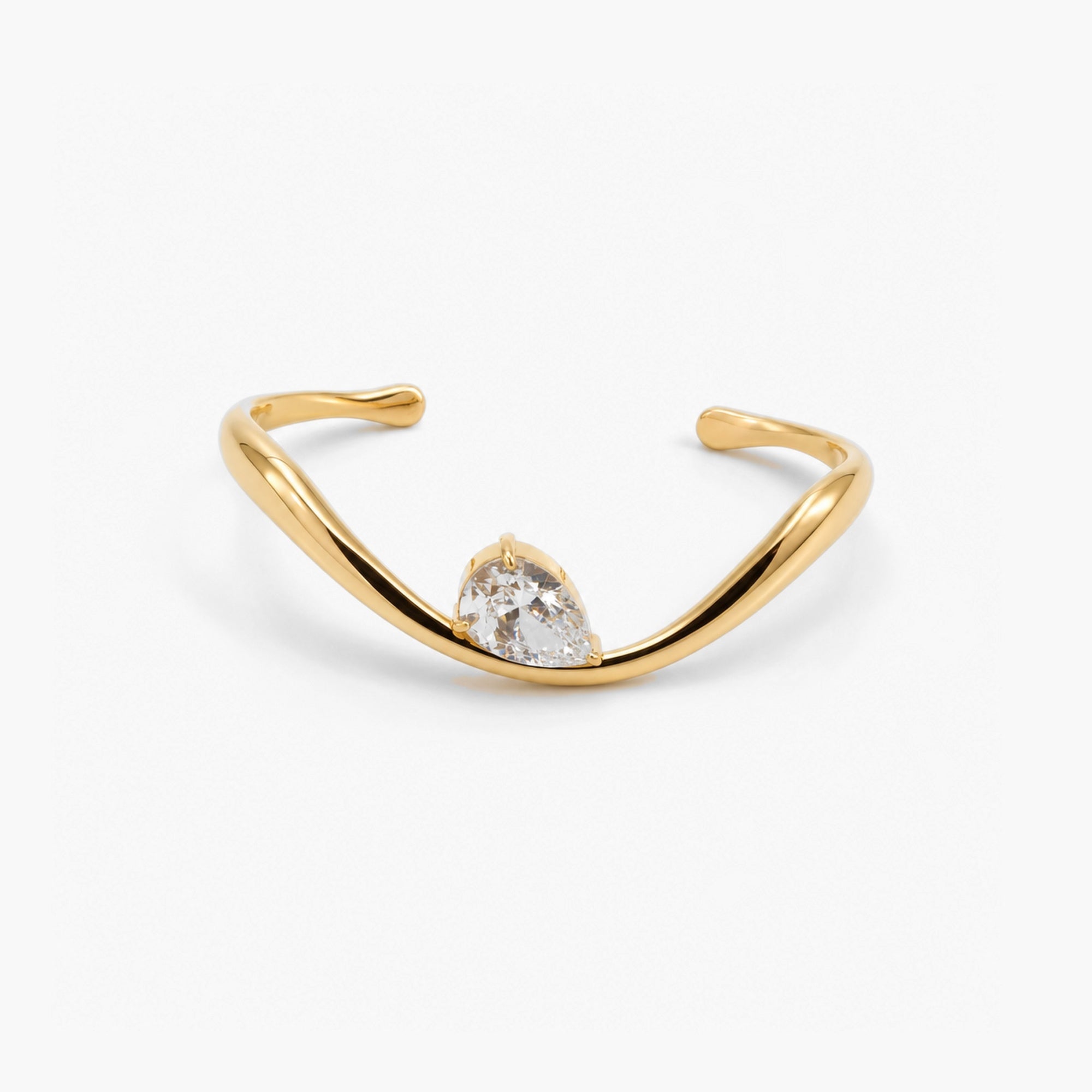 Wavy Pear Cuff