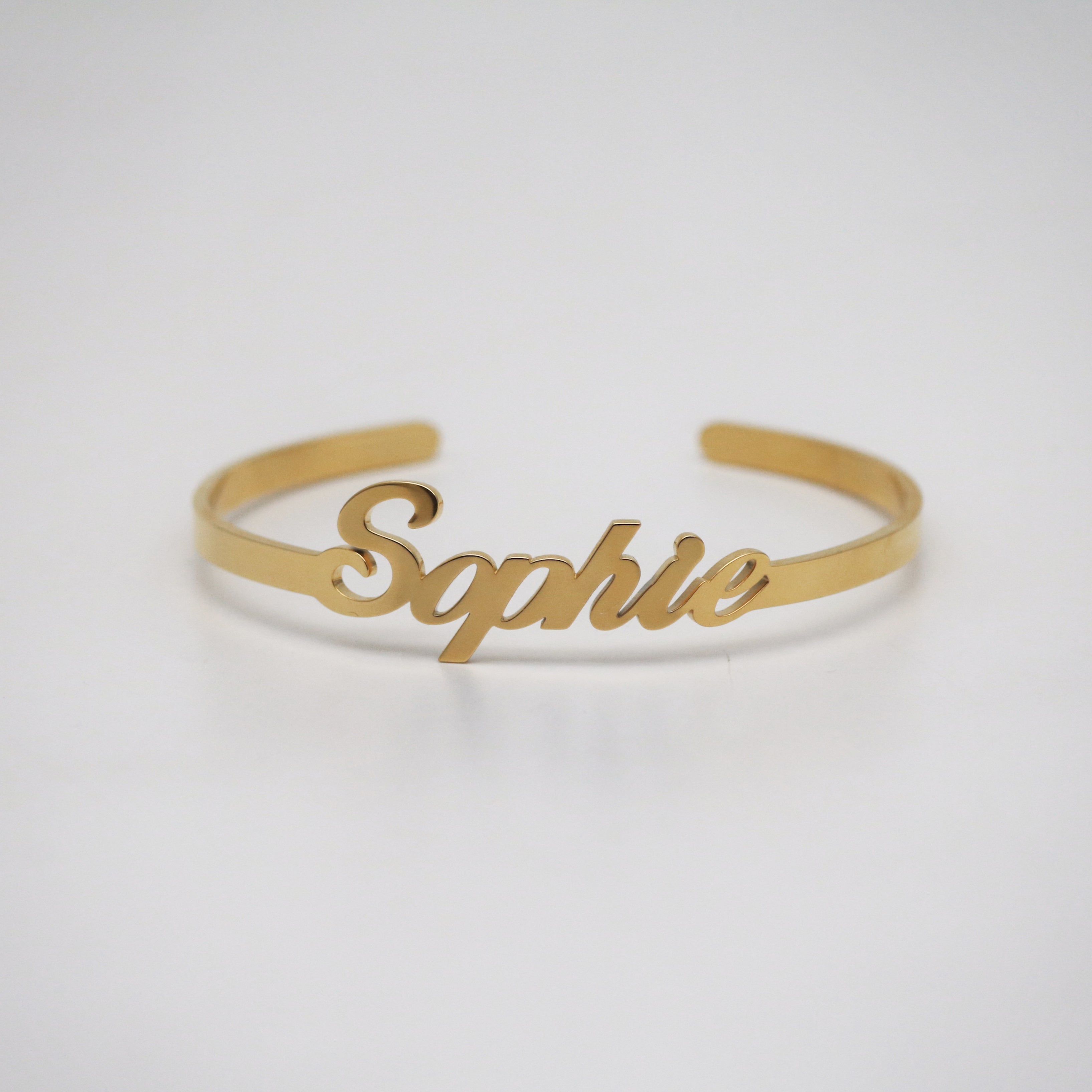 personalized name cuff bracelet