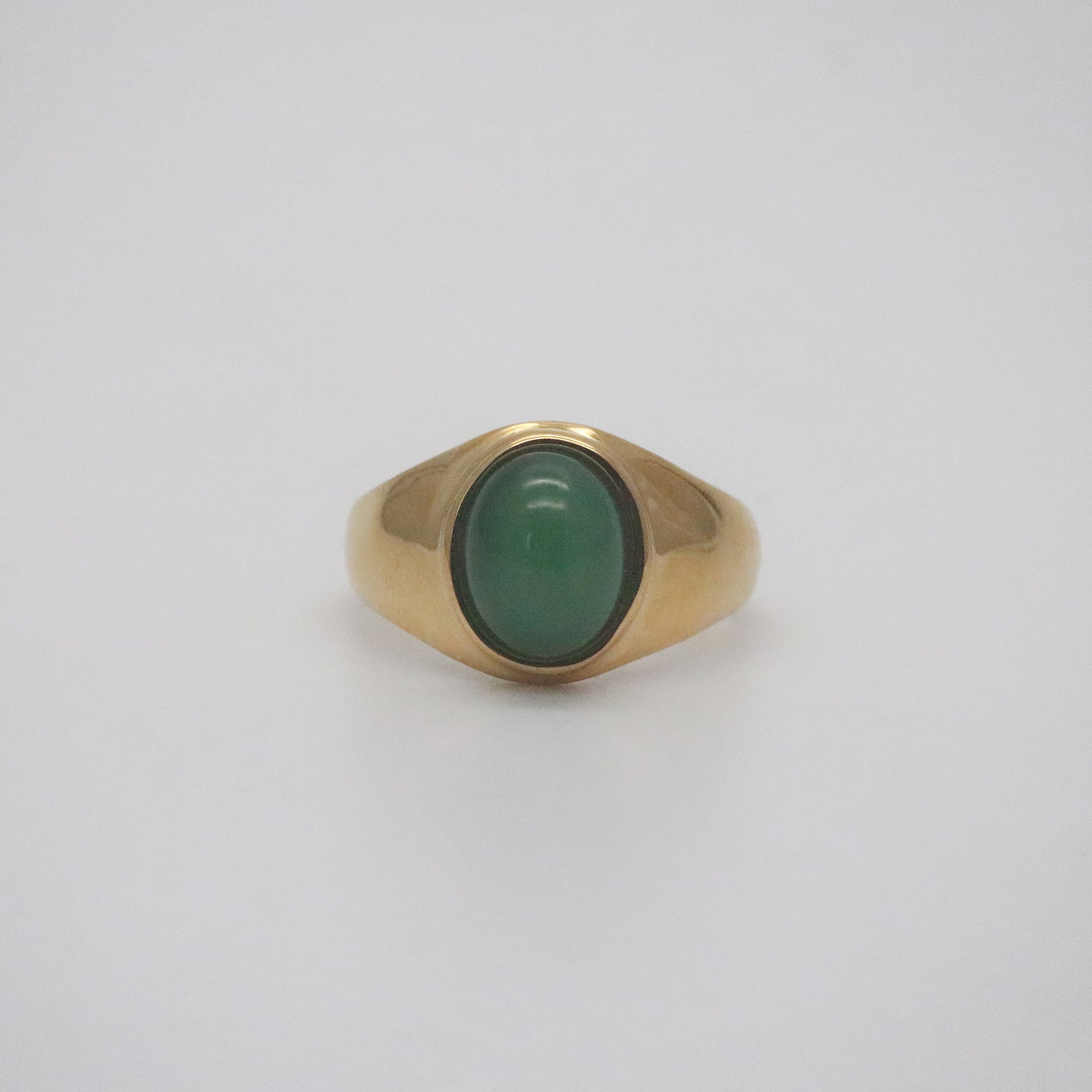 oval jade ring